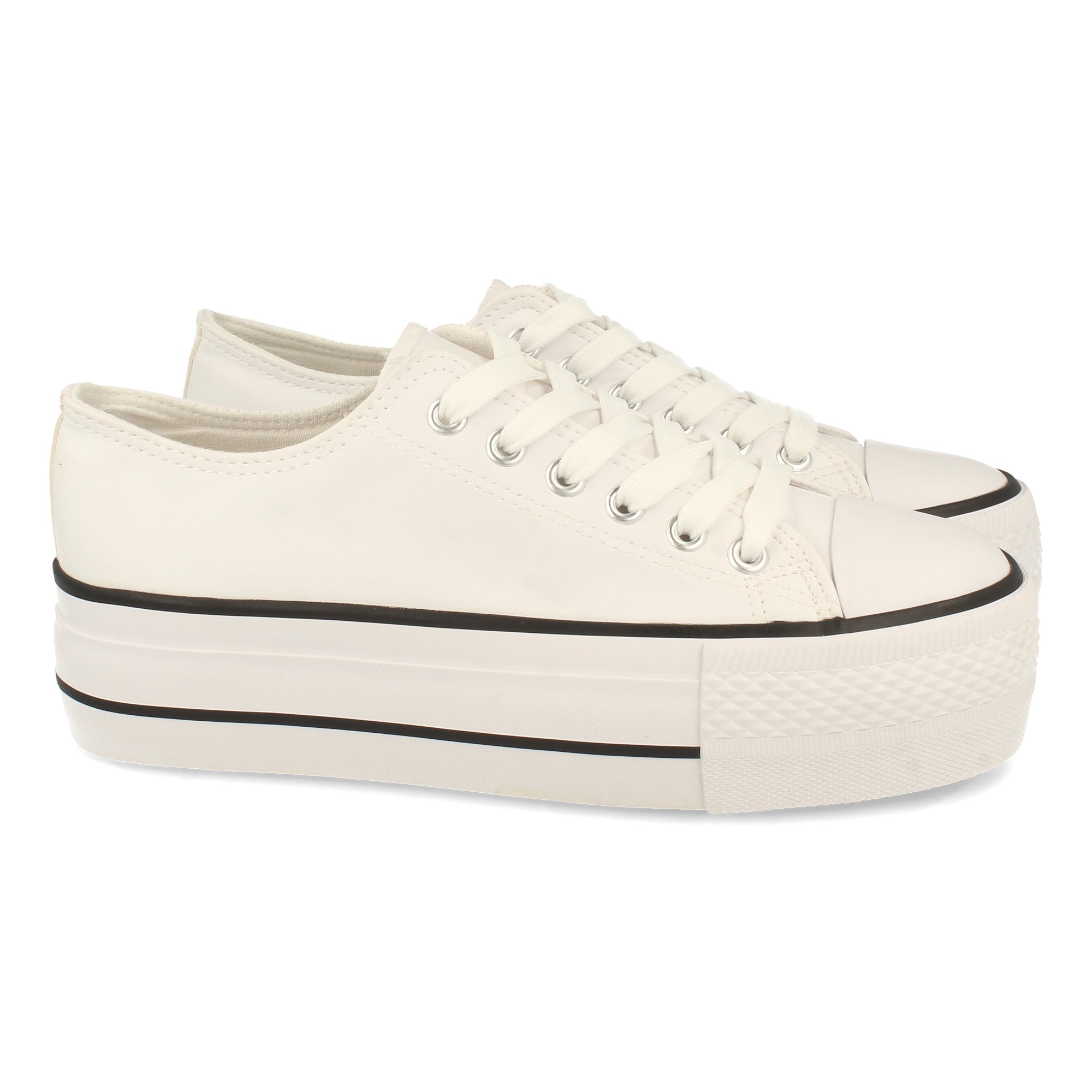 Zapatilla  Bamba Casual con Plataforma Comodas para Mujer