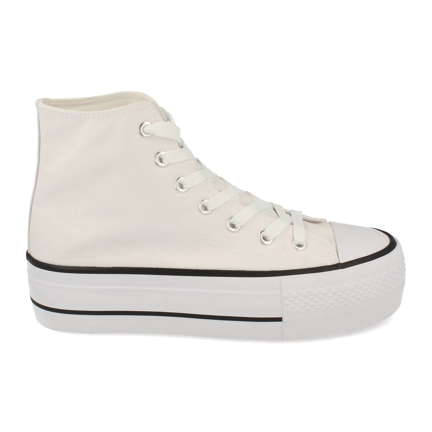 Zapatilla  Bamba Abotinada Casual con Plataforma Comodas para Mujer