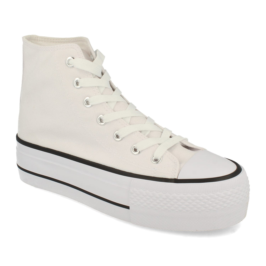Zapatilla  Bamba Abotinada Casual con Plataforma Comodas para Mujer