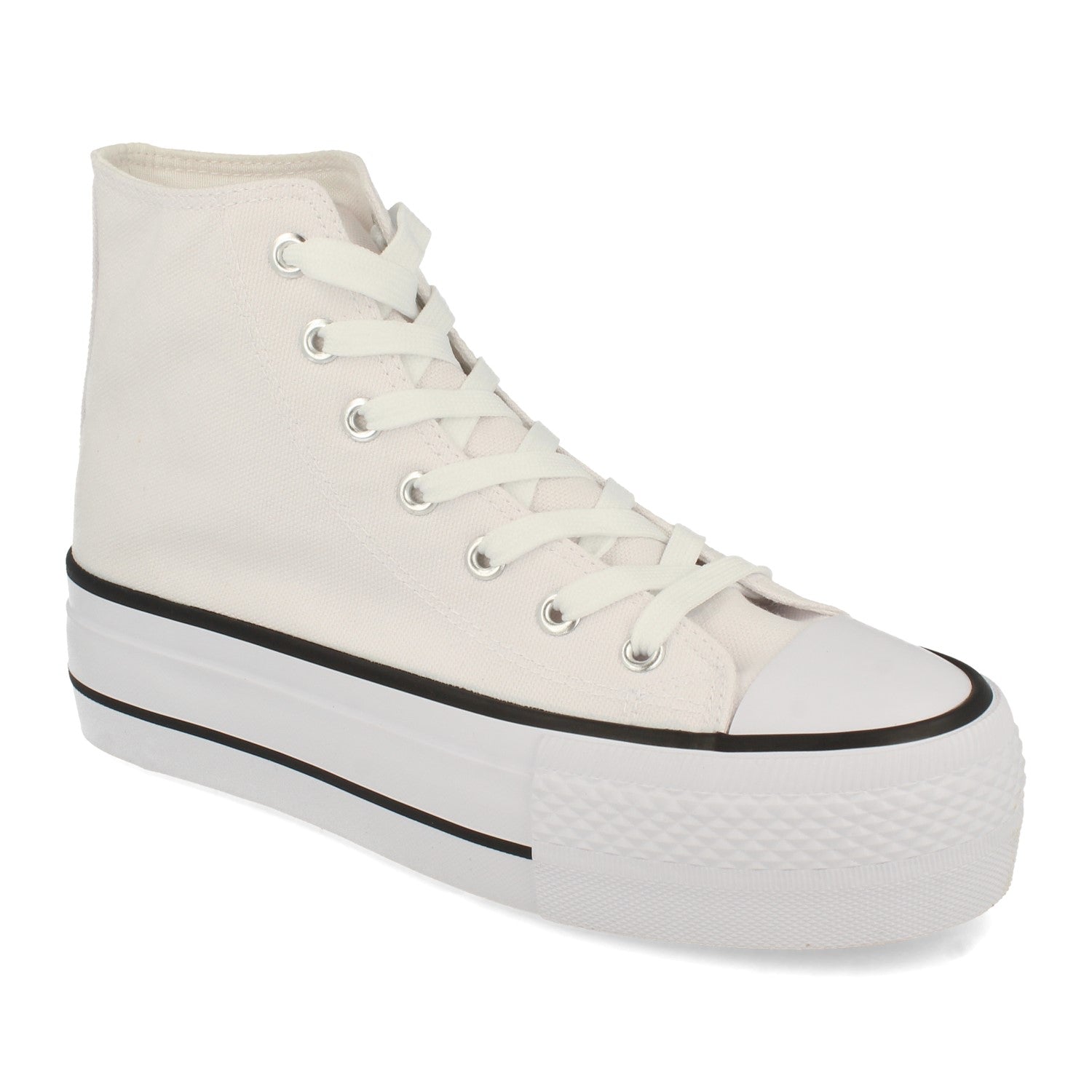 Zapatilla  Bamba Abotinada Casual con Plataforma Comodas para Mujer