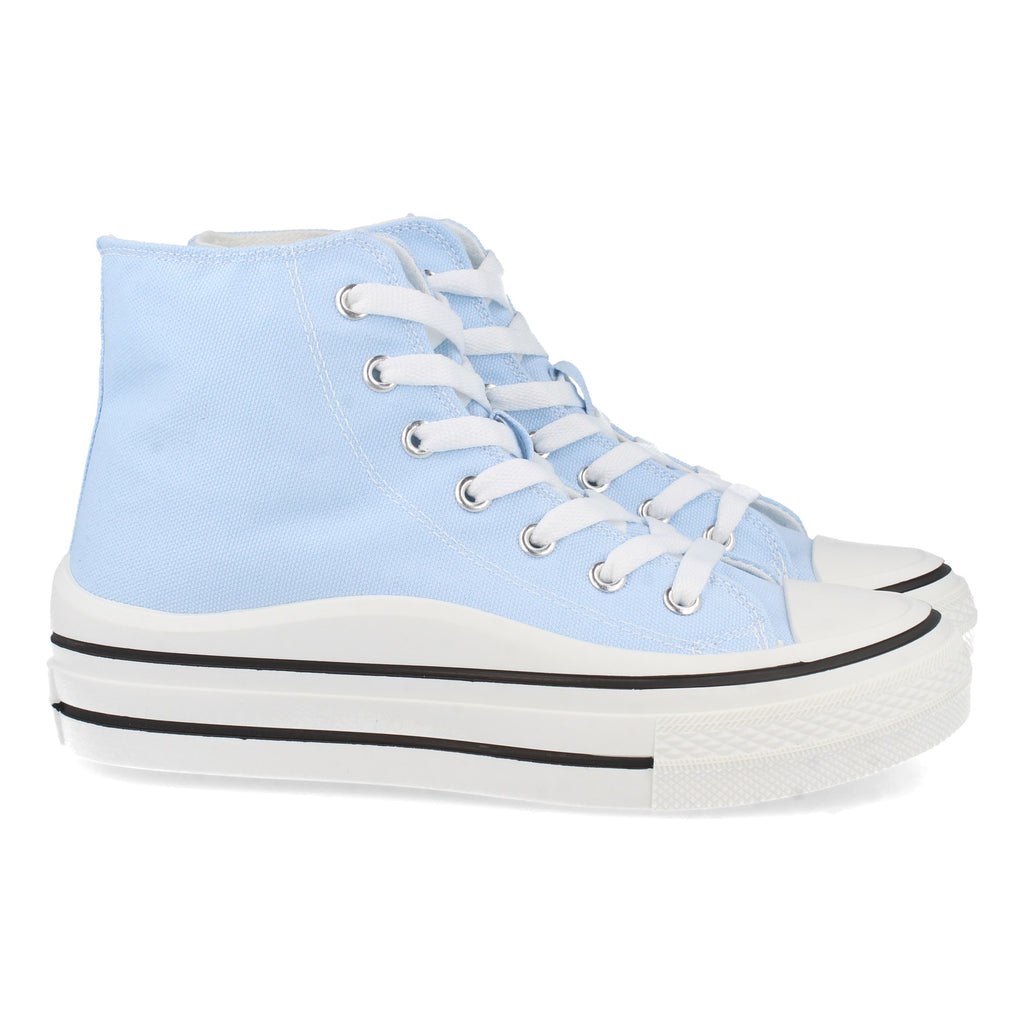 Zapatilla Bamba Abotinada Plana para Mujer