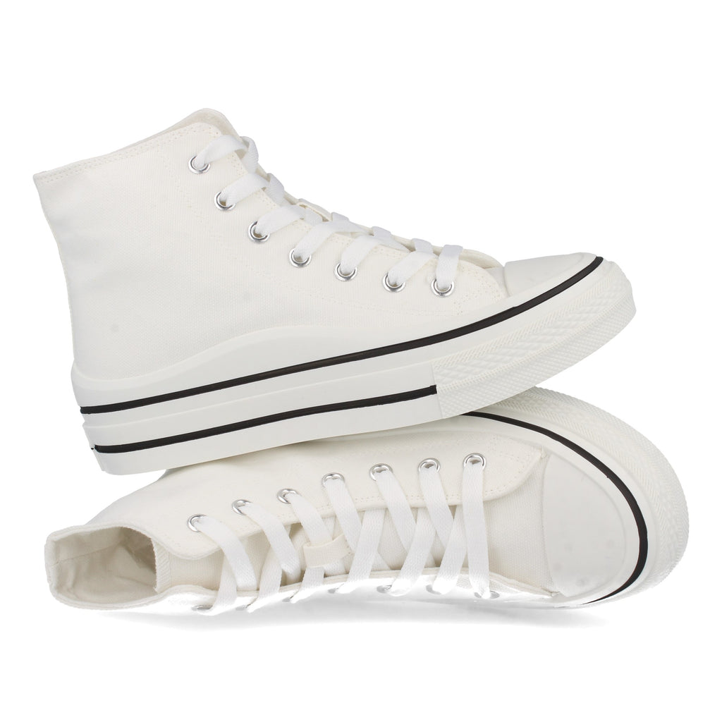 Zapatilla Bamba Abotinada Plana para Mujer