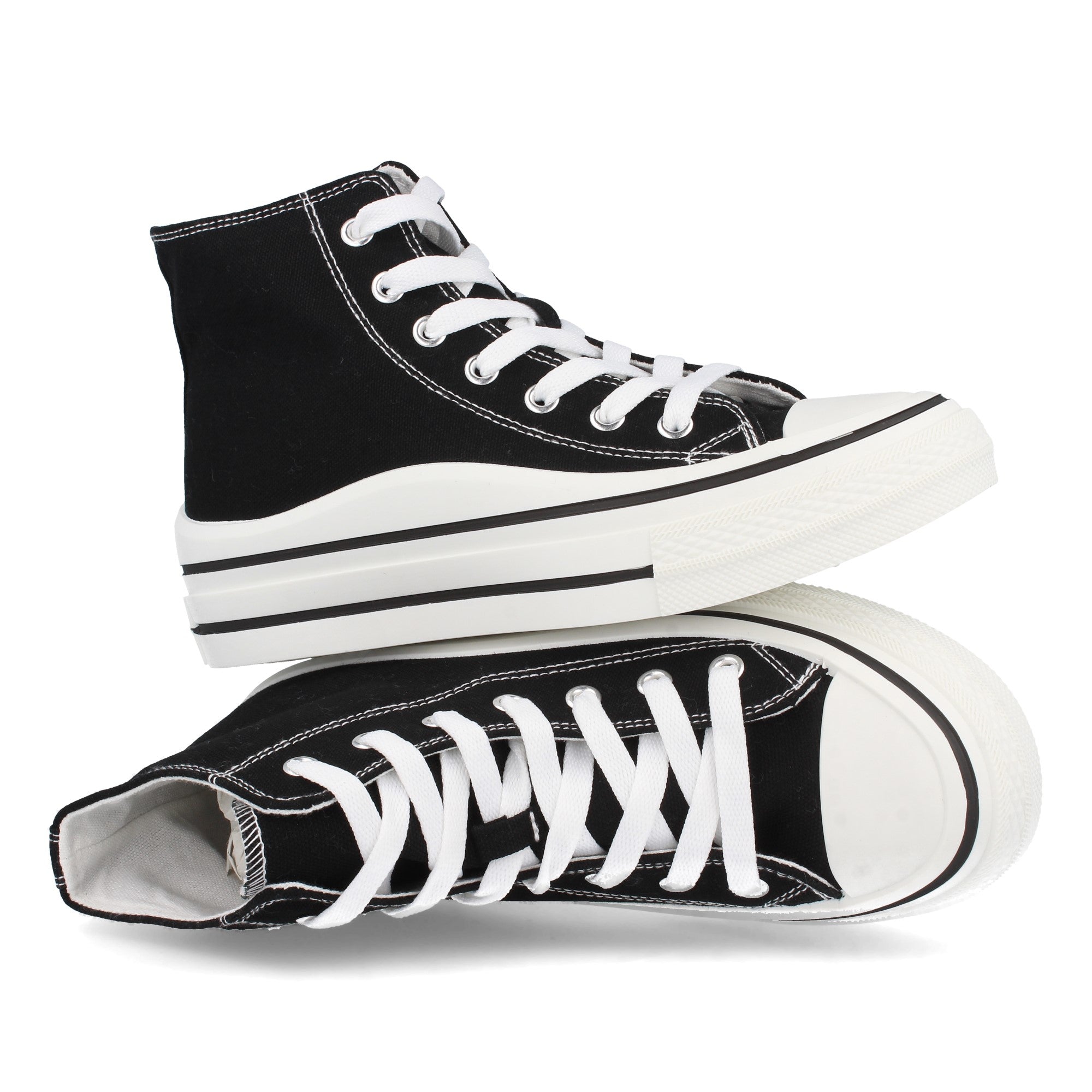 Zapatilla Bamba Abotinada Plana para Mujer