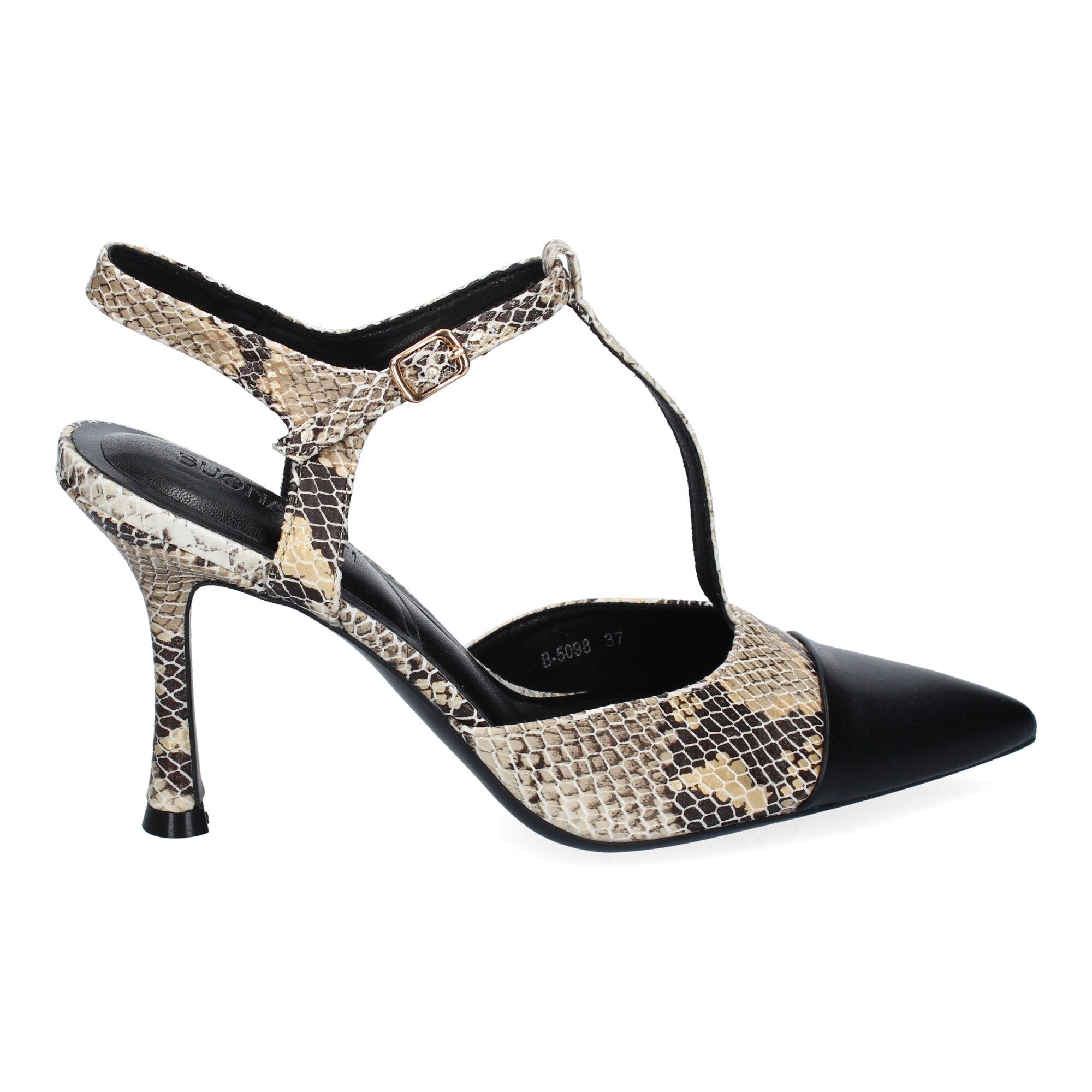 Zapato Serpiente de Salon Elegante Y Moderno de Tacon Fino  Y Punta Fina para Mujer
