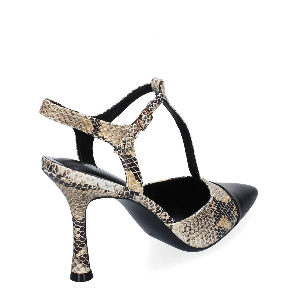 Zapato Serpiente de Salon Elegante Y Moderno de Tacon Fino  Y Punta Fina para Mujer