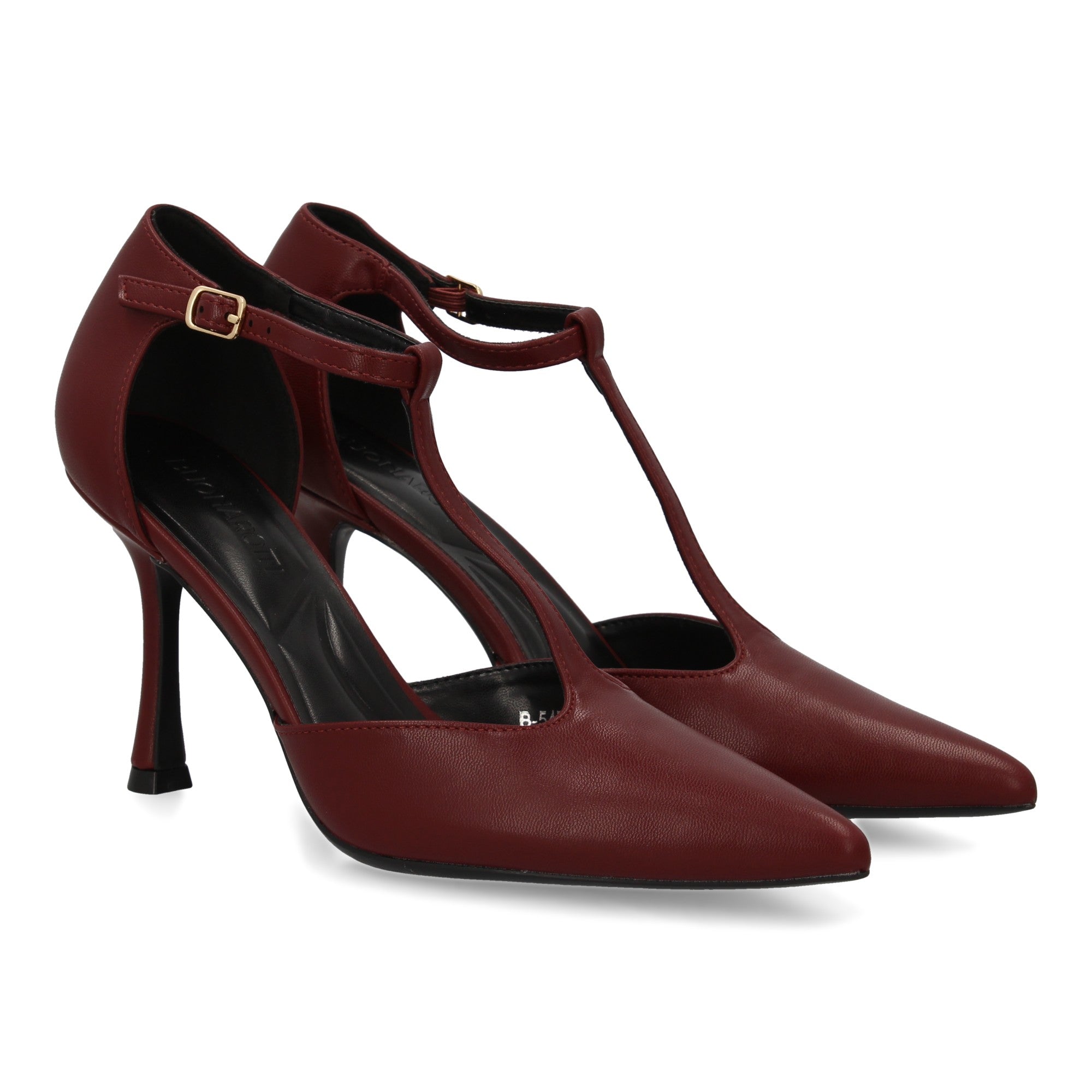 Zapato Rojo  De Salon Con Tacon Fino Stiletto