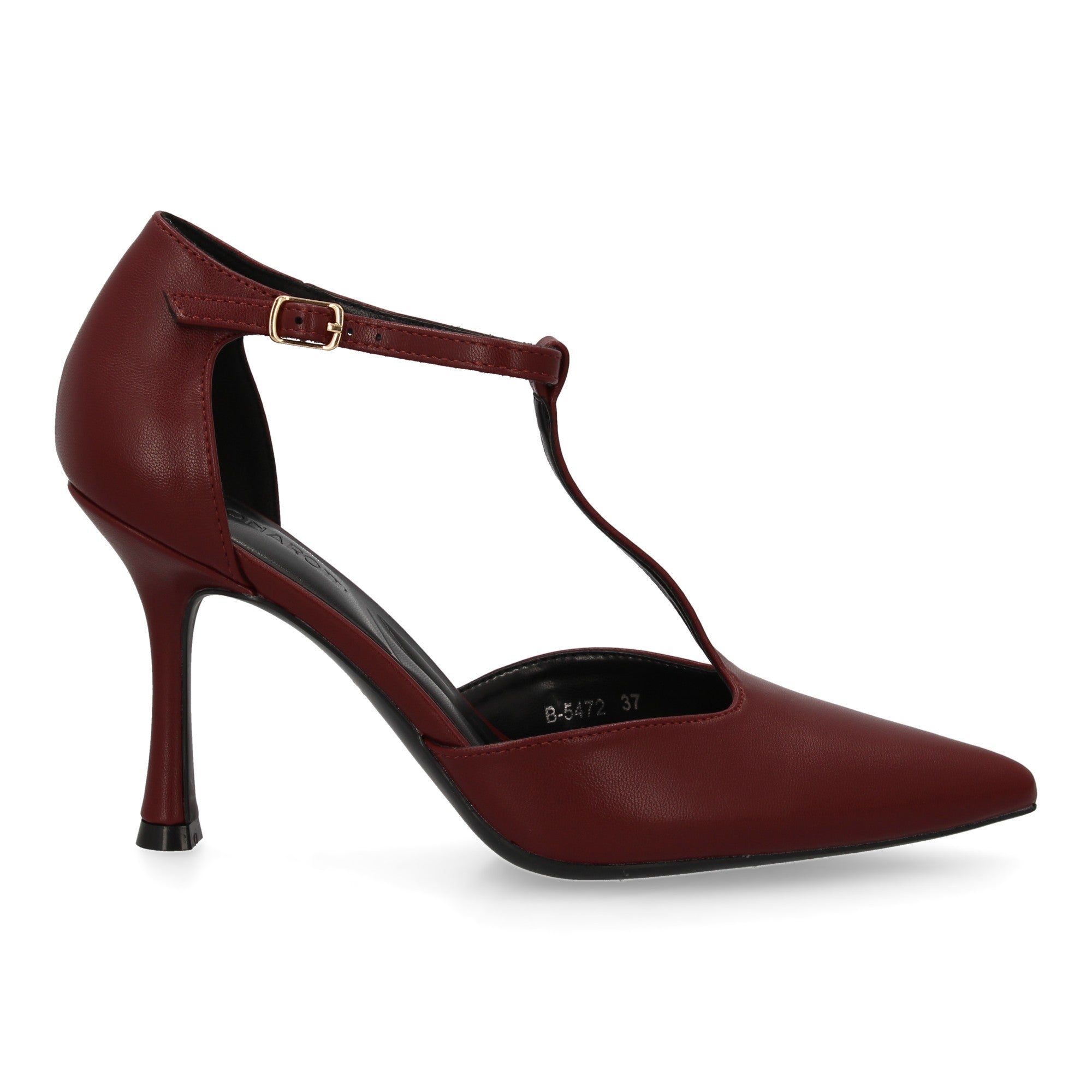 Zapato Rojo  De Salon Con Tacon Fino Stiletto