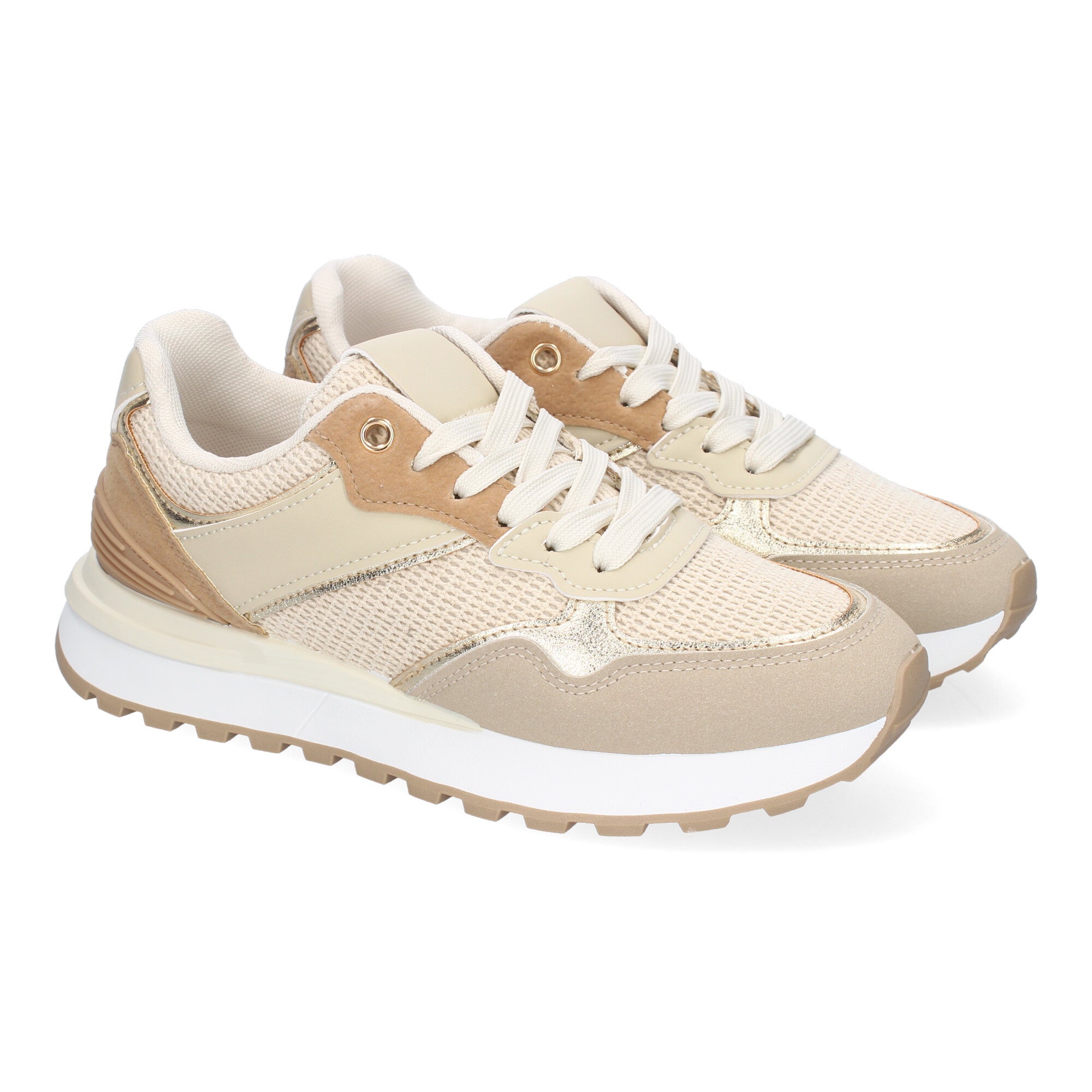 Zapatillas Bicolor Casual Para Mujer