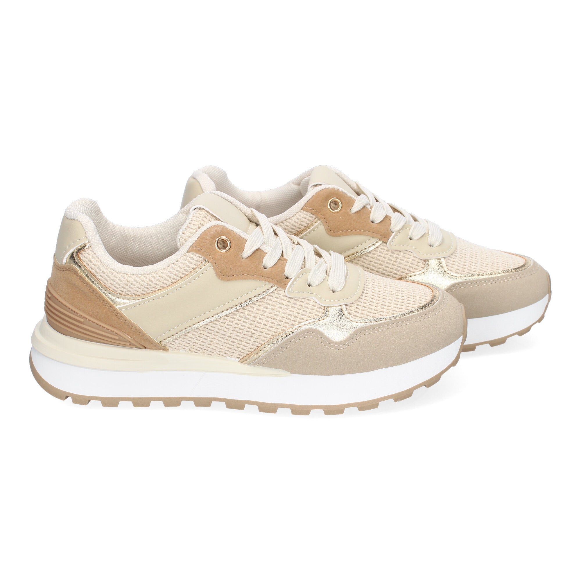 Zapatillas Bicolor Casual Para Mujer