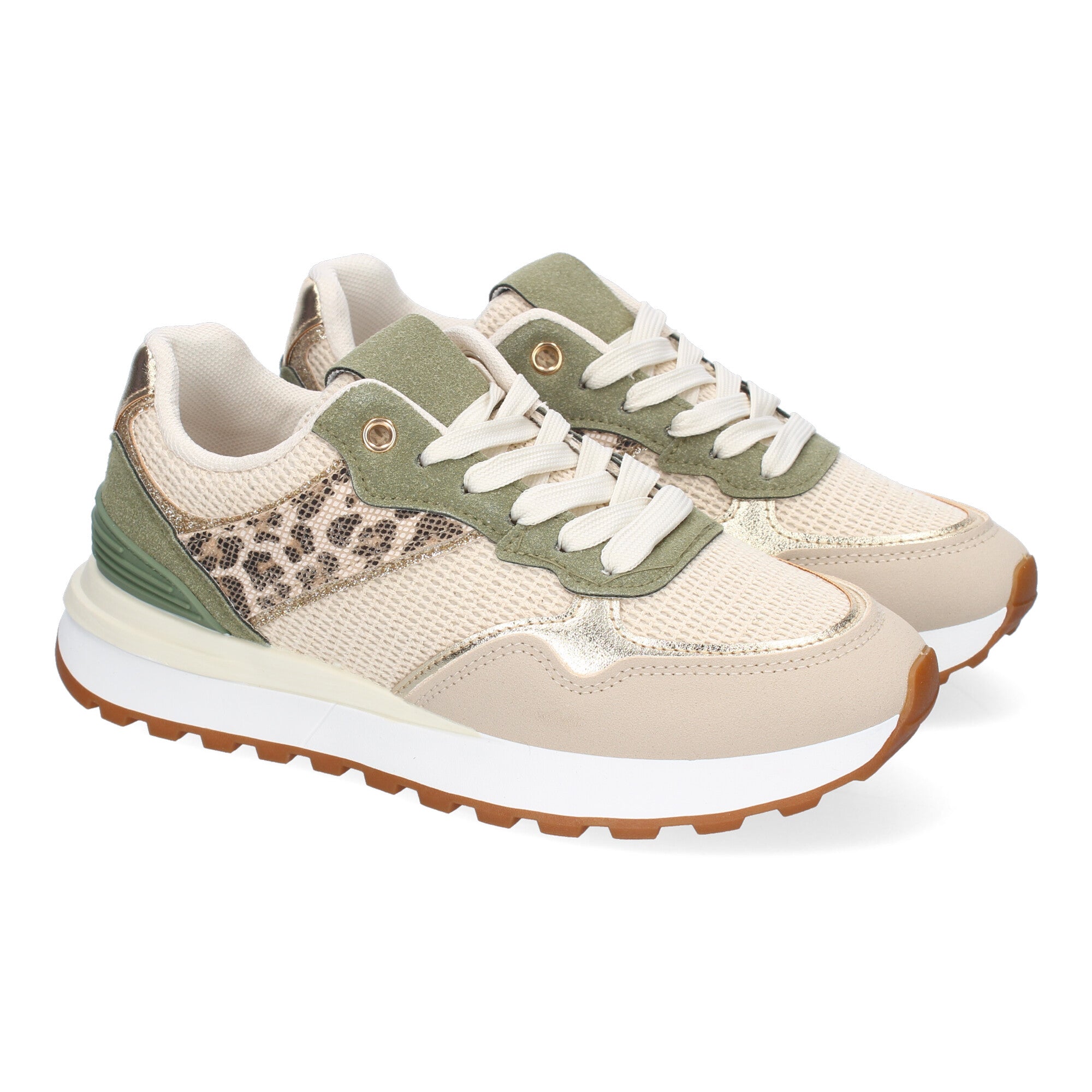 Zapatillas Bicolor Casual Para Mujer
