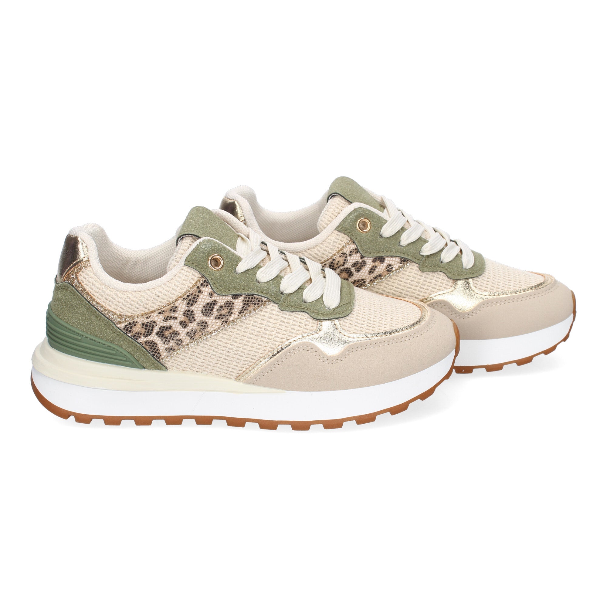 Zapatillas Bicolor Casual Para Mujer