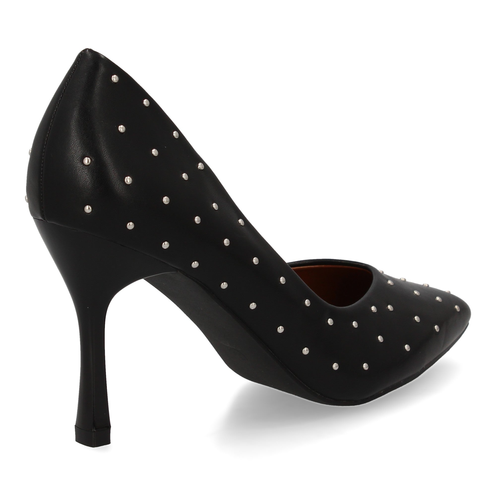 Zapato Negro  De Salon Con Tacon Fino