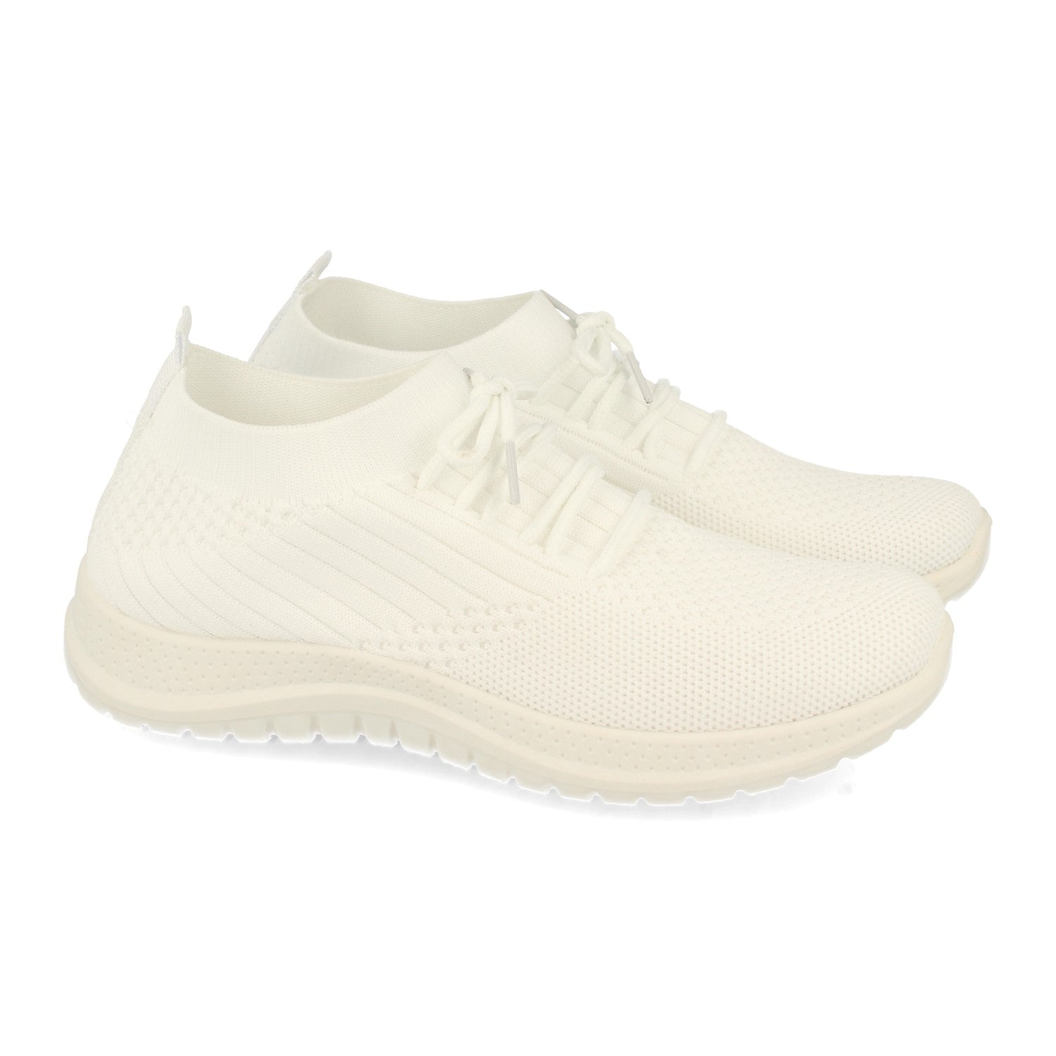 Zapatillas Blancas Casual Comodas Para Mujer