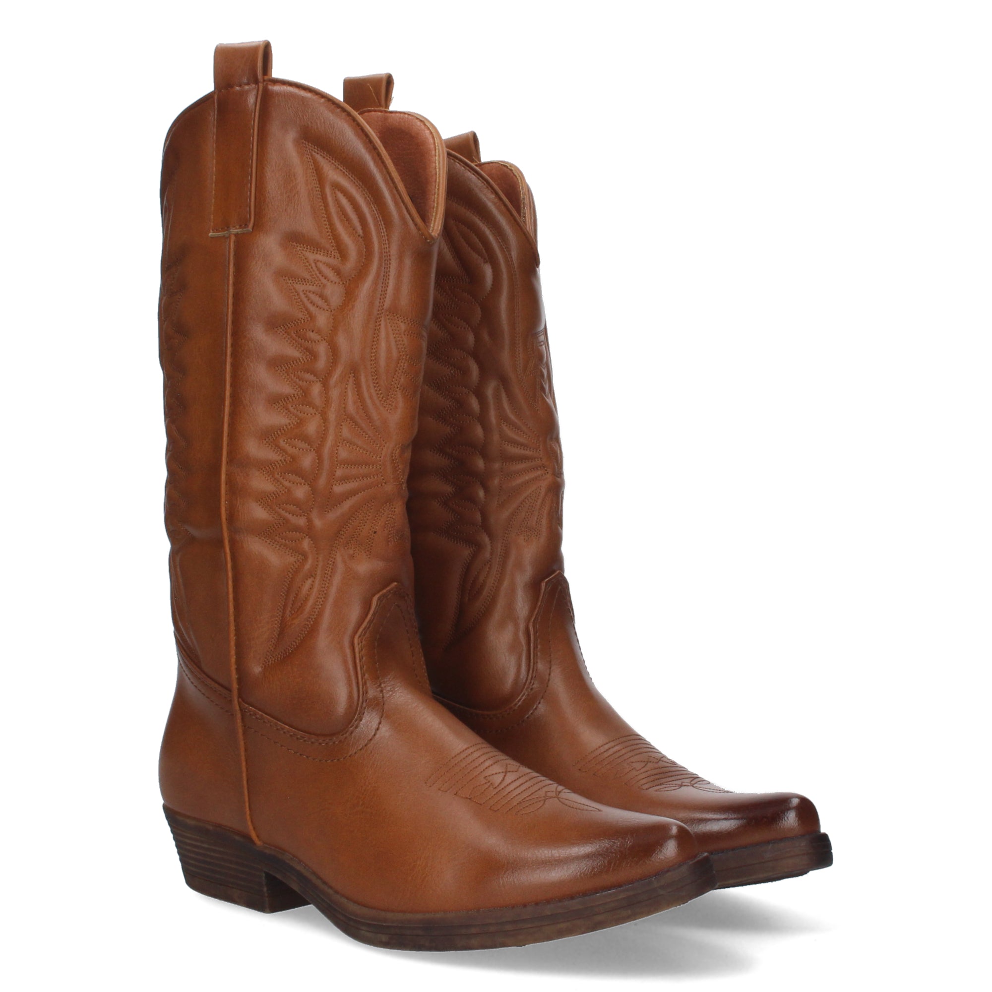 Bota Cowboy De Tacon Comoda Para Mujer