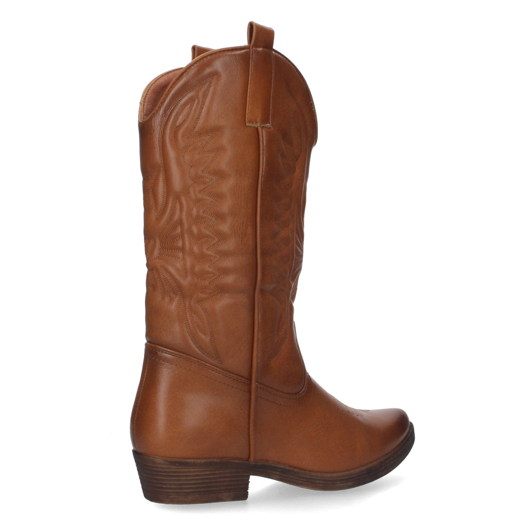 Bota Cowboy De Tacon Comoda Para Mujer