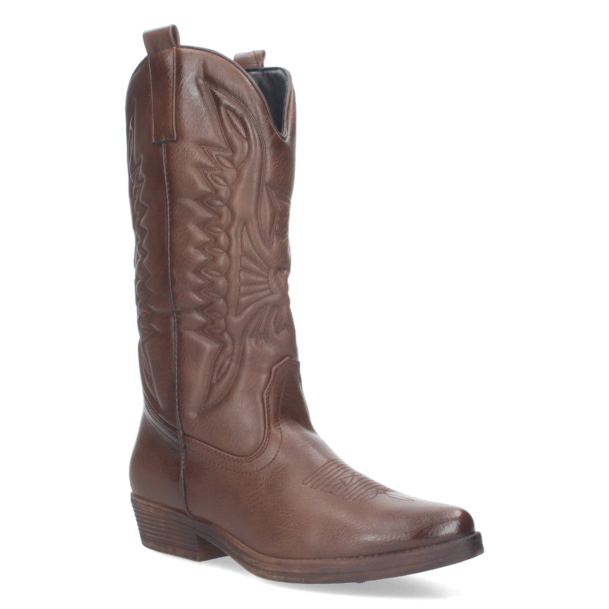 Bota Cowboy de Tacón Comoda para Mujer