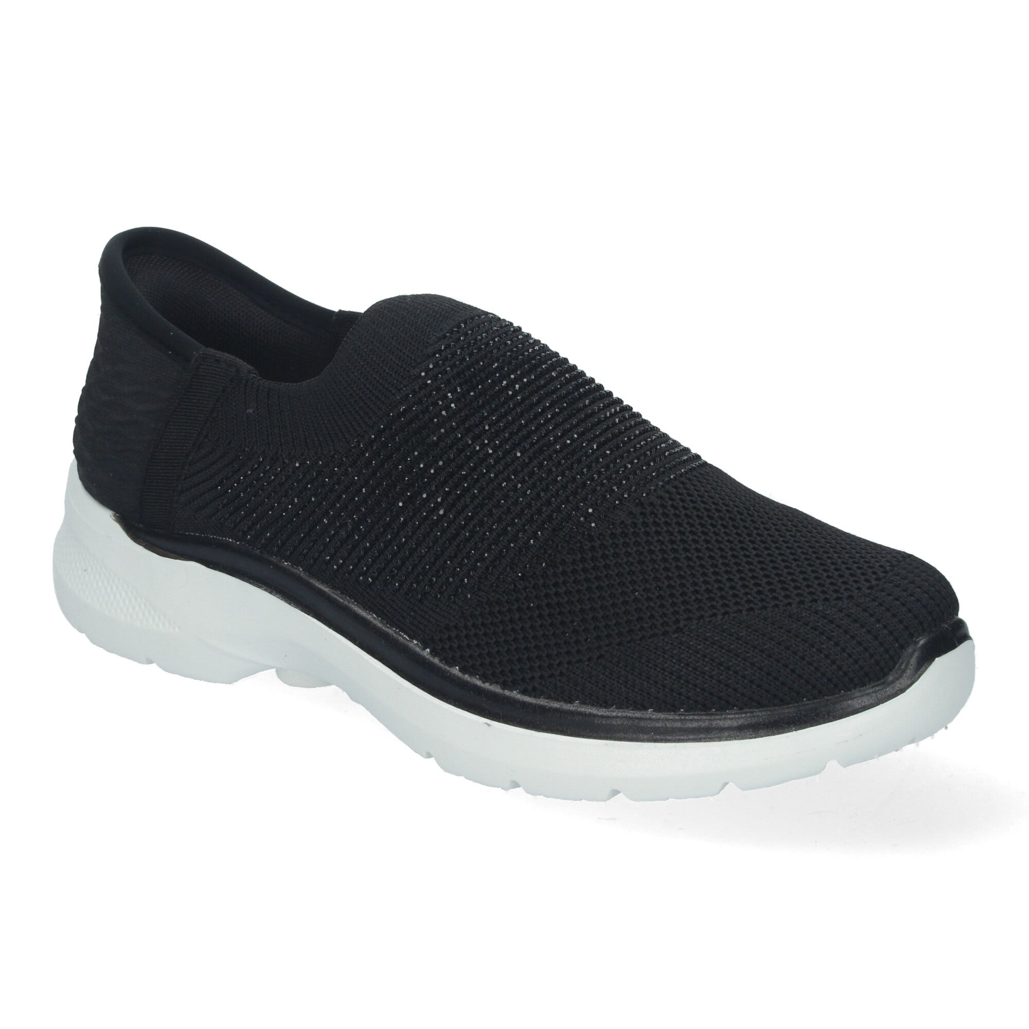 Zapatillas Deportivas Negras Planas Comodas Para Mujer