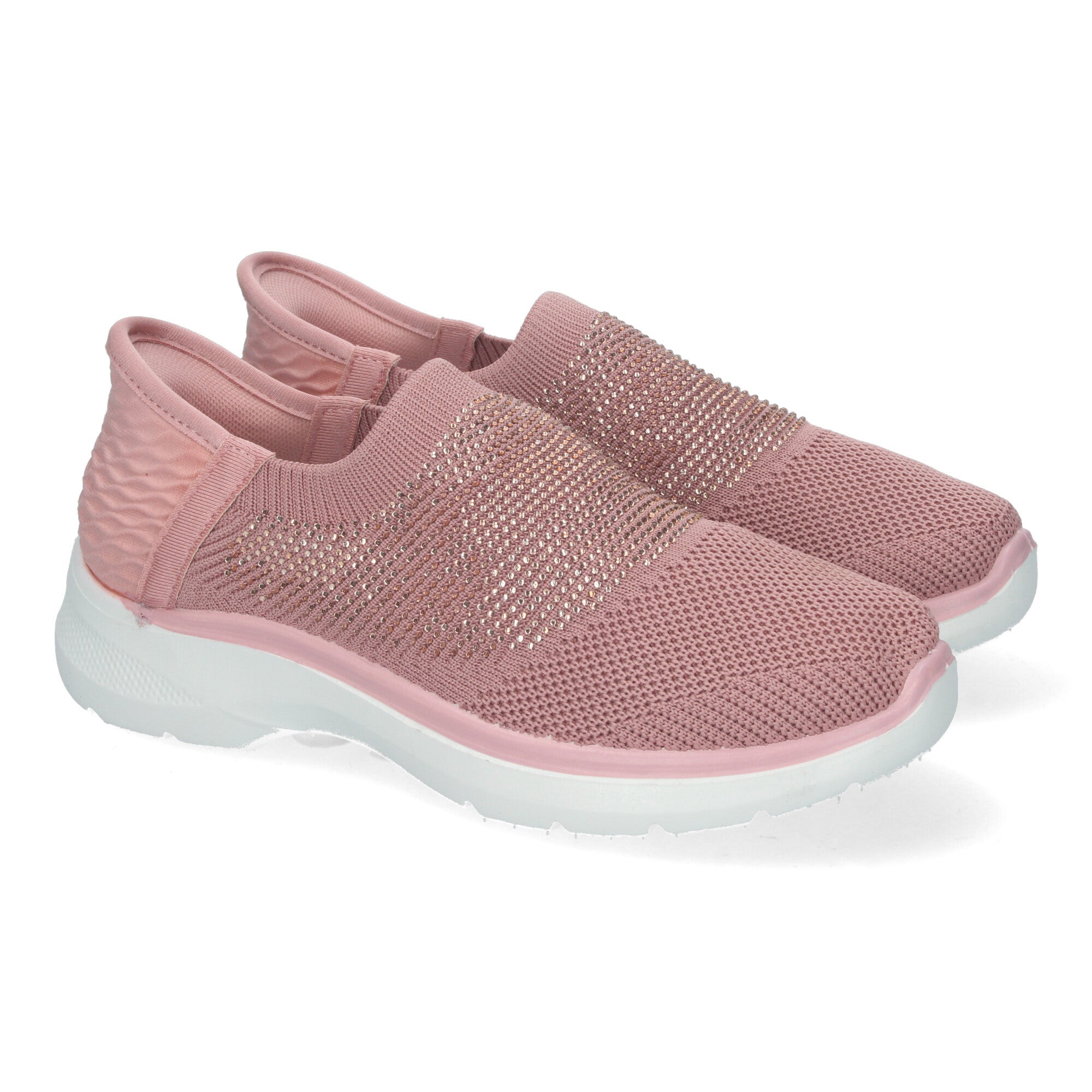 Zapatillas Deportivas Rosas Planas Comodas Para Mujer