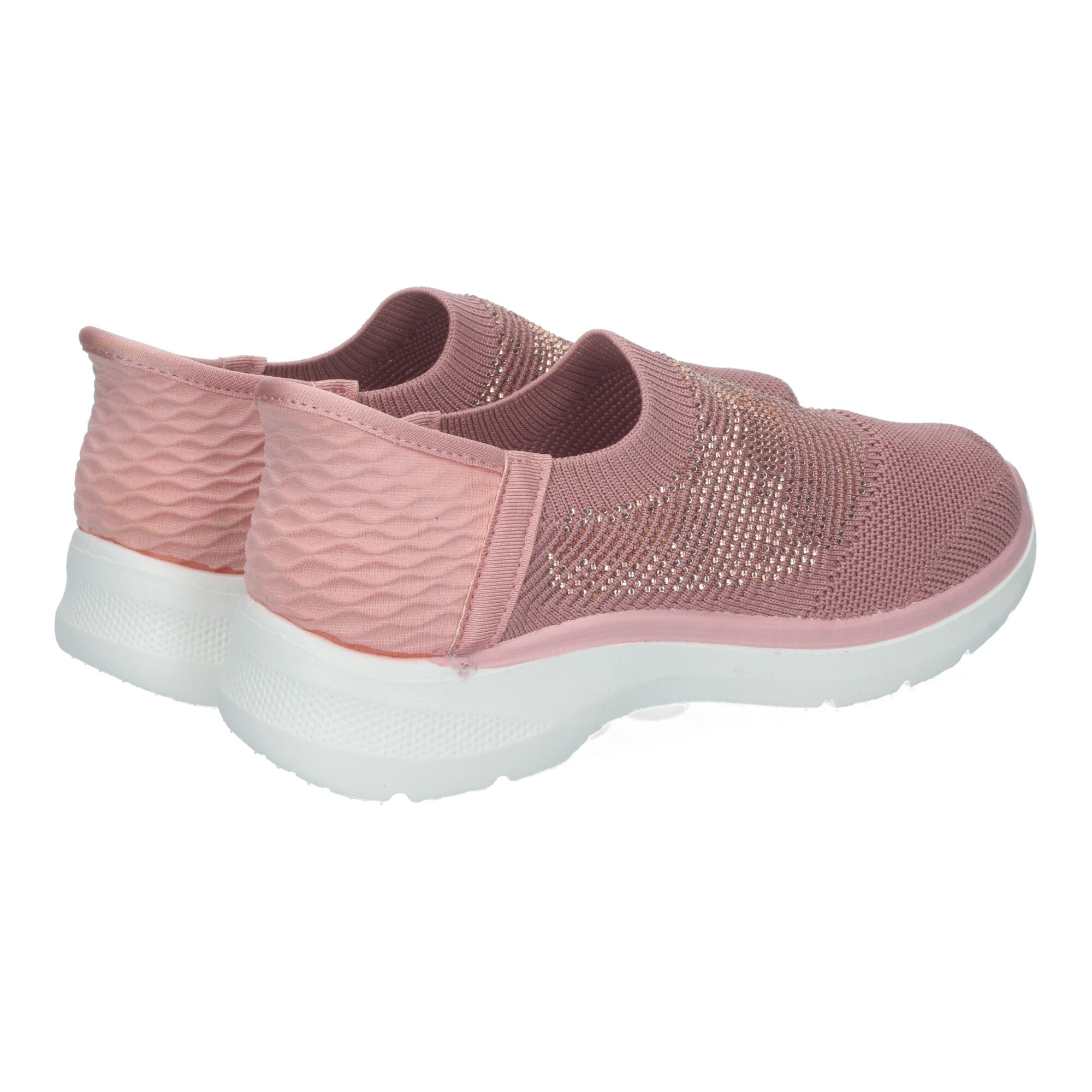 Zapatillas Deportivas Rosas Planas Comodas Para Mujer