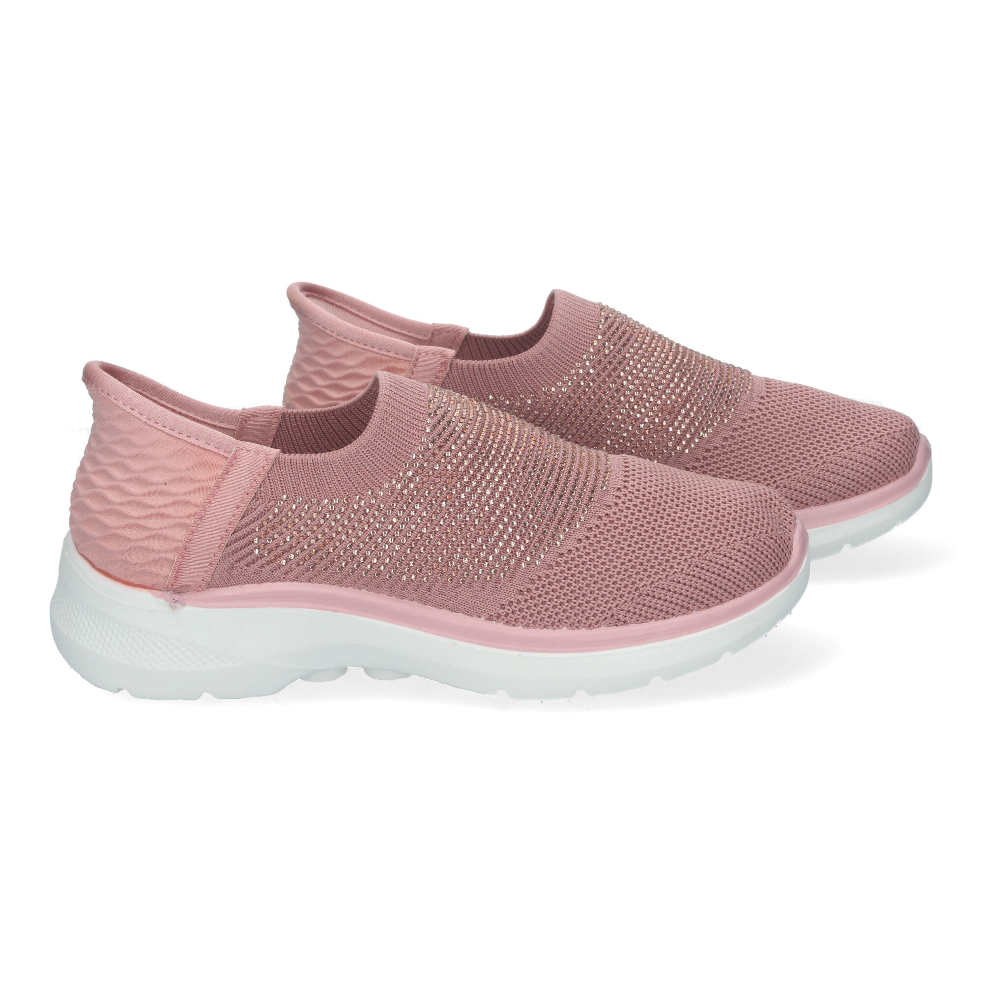 Zapatillas Deportivas Rosas Planas Comodas Para Mujer