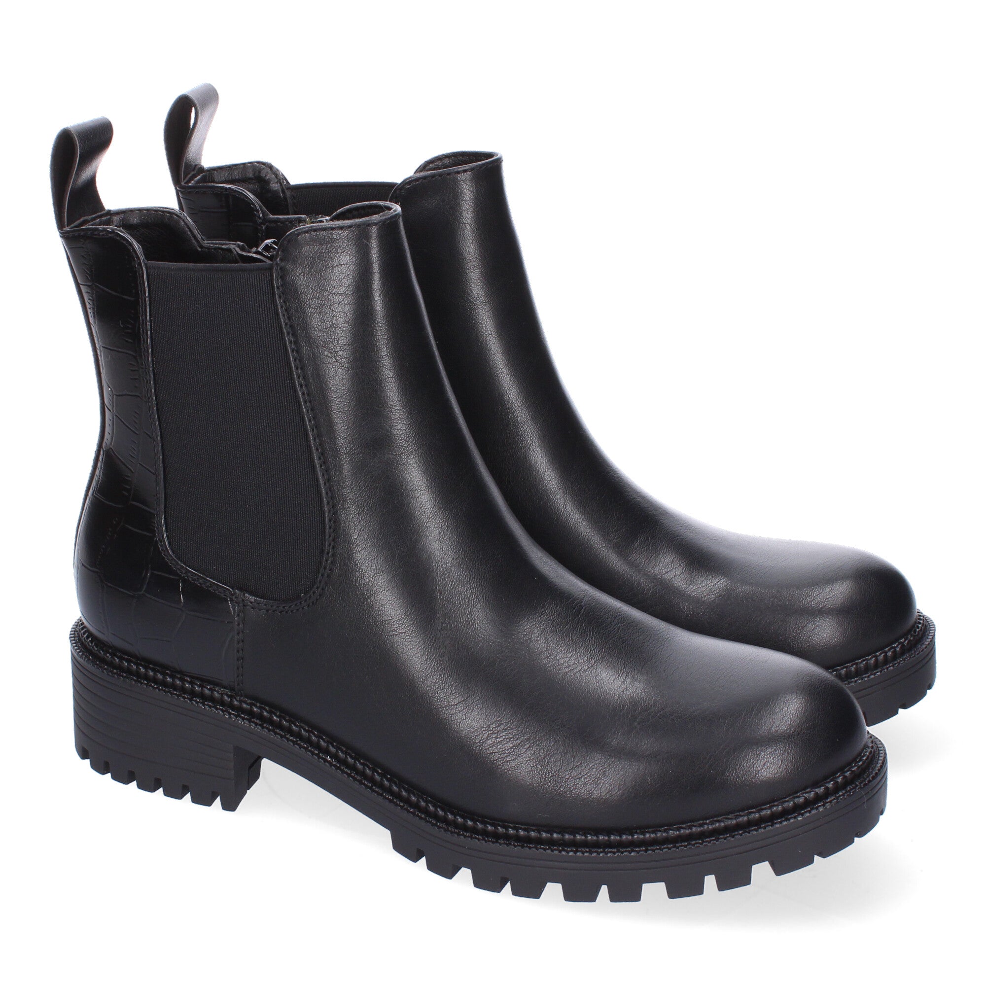 Botin De Tacon Dentado Para Mujer