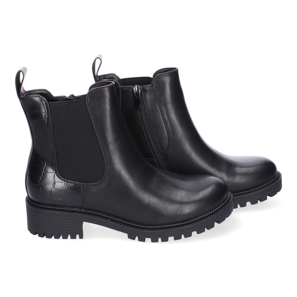 Botin De Tacon Dentado Para Mujer