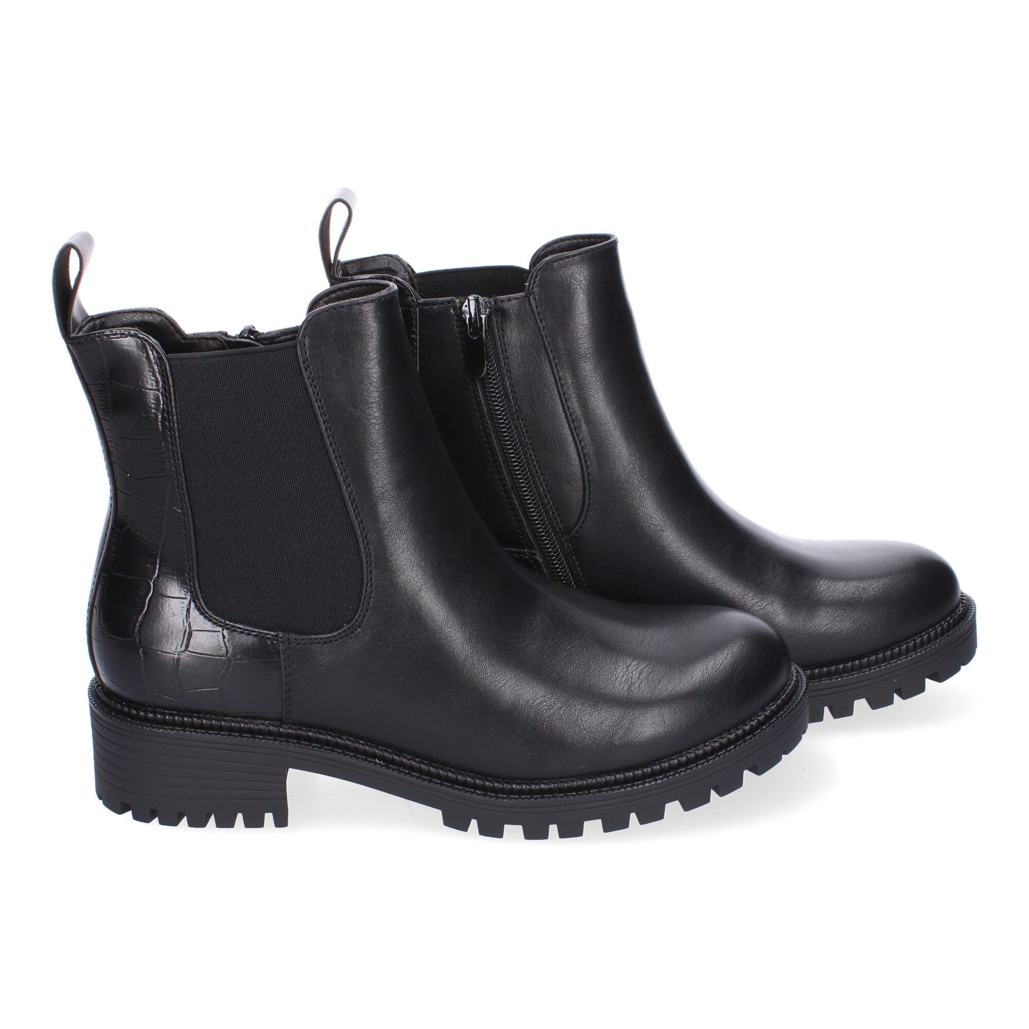 Botin De Tacon Dentado Para Mujer
