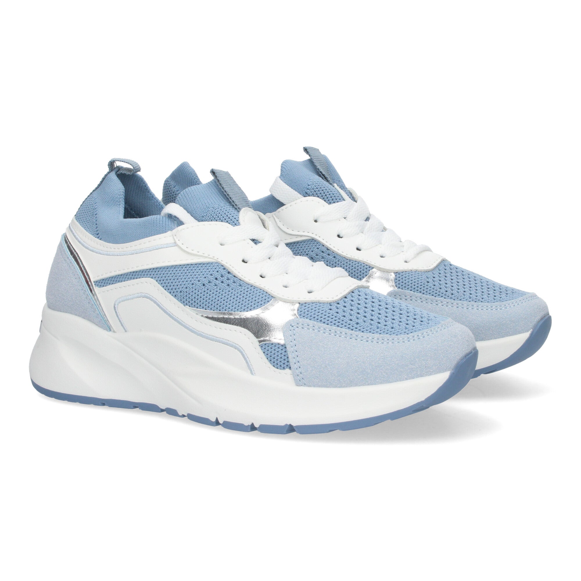 Zapatillas Casual Con Plataforma Dentada para Mujer