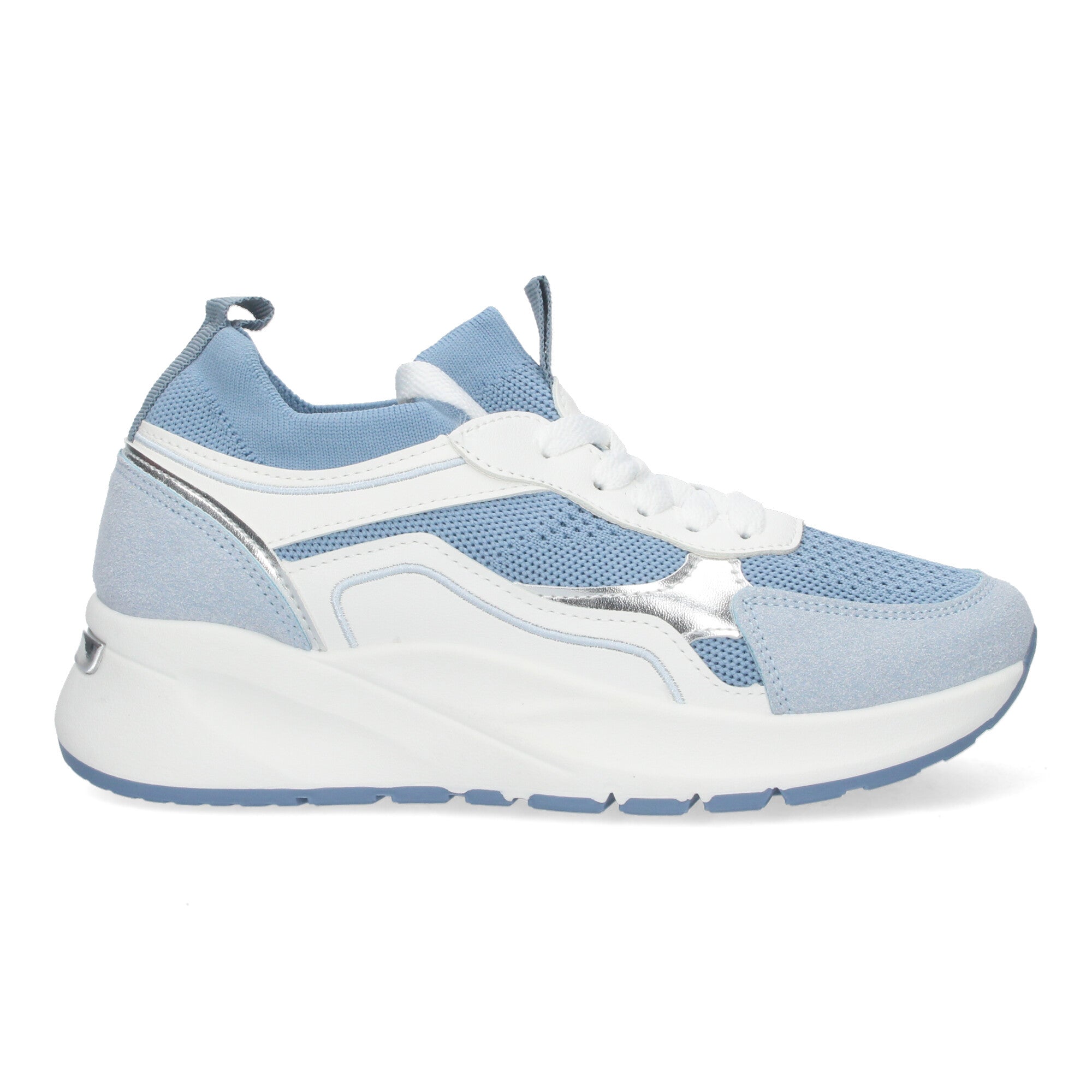 Zapatillas Casual Con Plataforma Dentada para Mujer