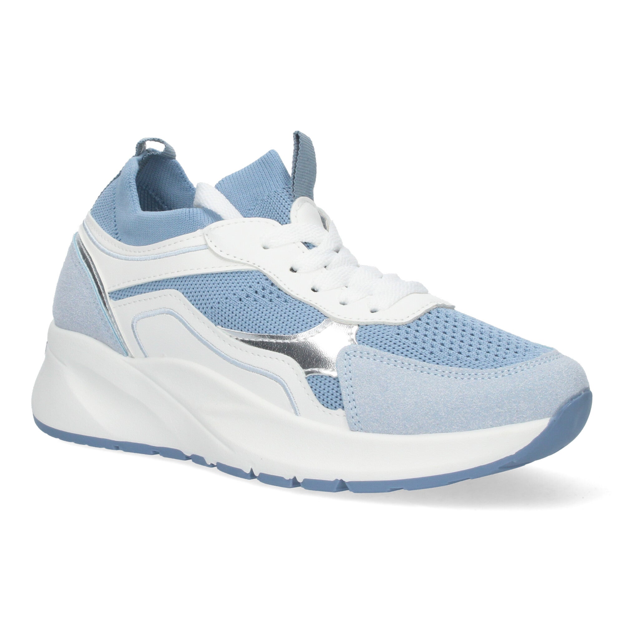 Zapatillas Casual Con Plataforma Dentada para Mujer