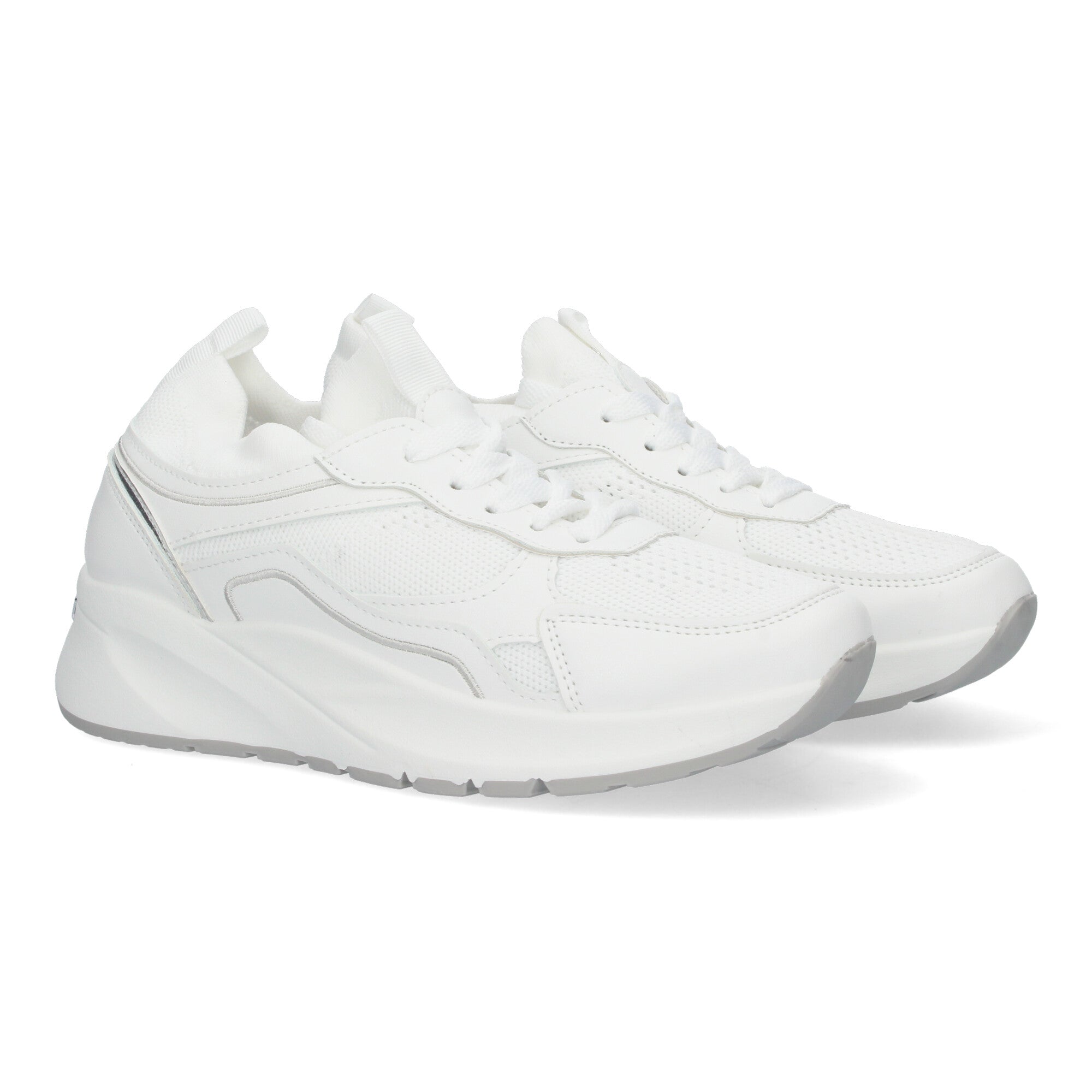 Zapatillas Casual Con Plataforma Dentada para Mujer