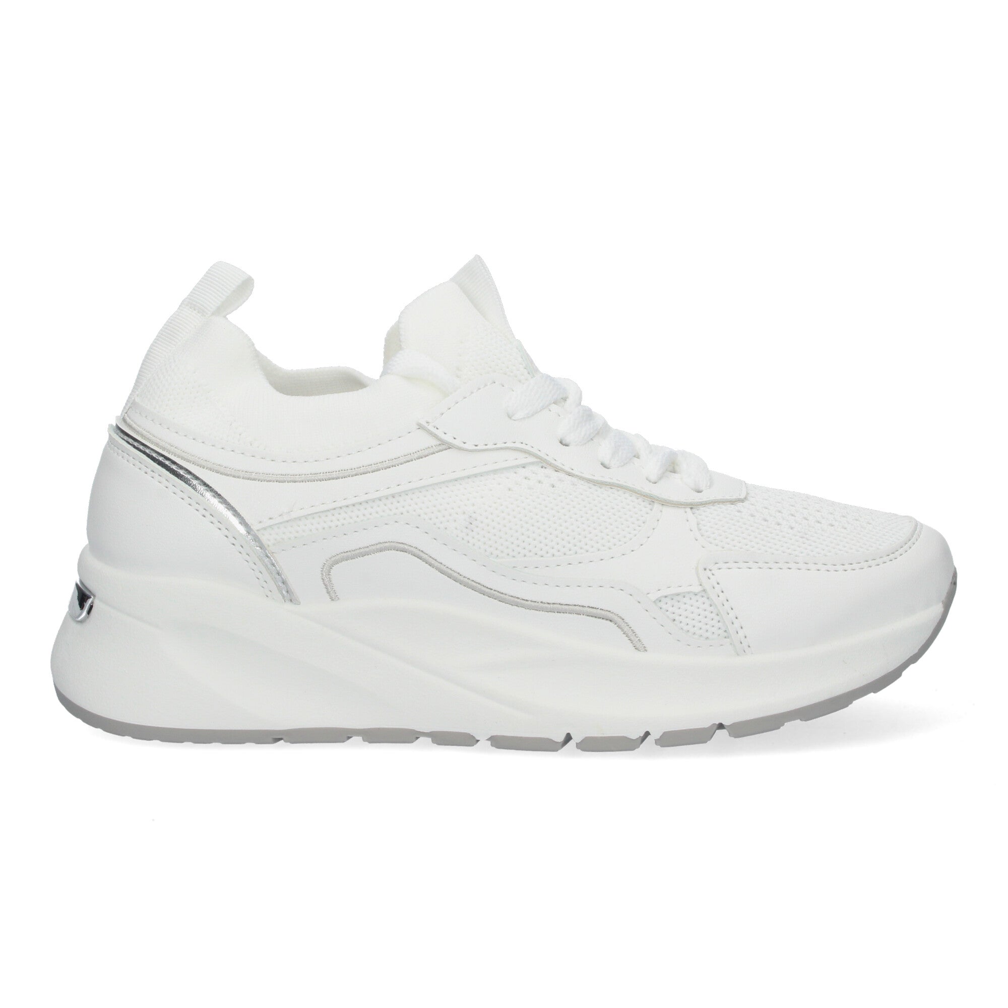 Zapatillas Casual Con Plataforma Dentada para Mujer