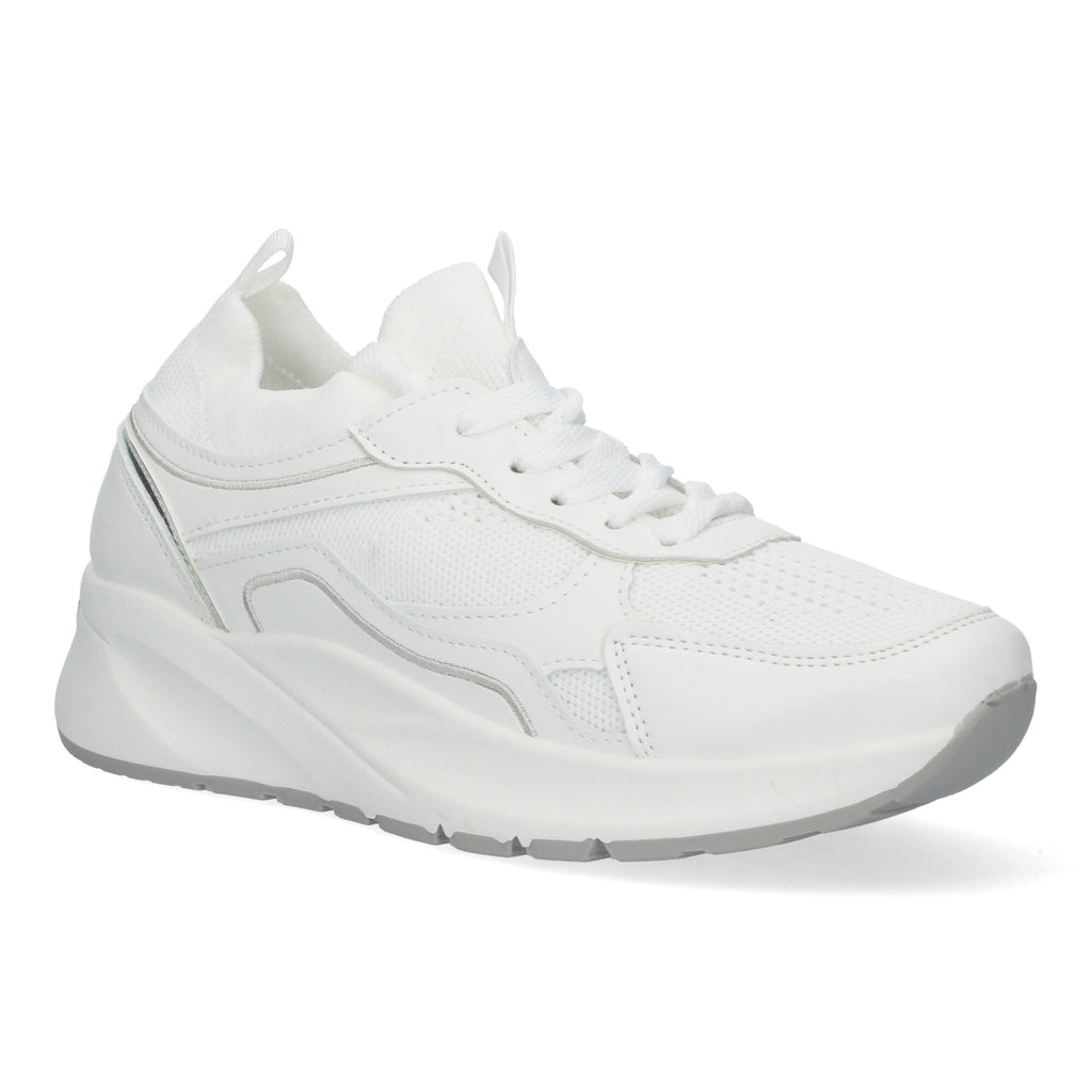 Zapatillas Casual Con Plataforma Dentada para Mujer
