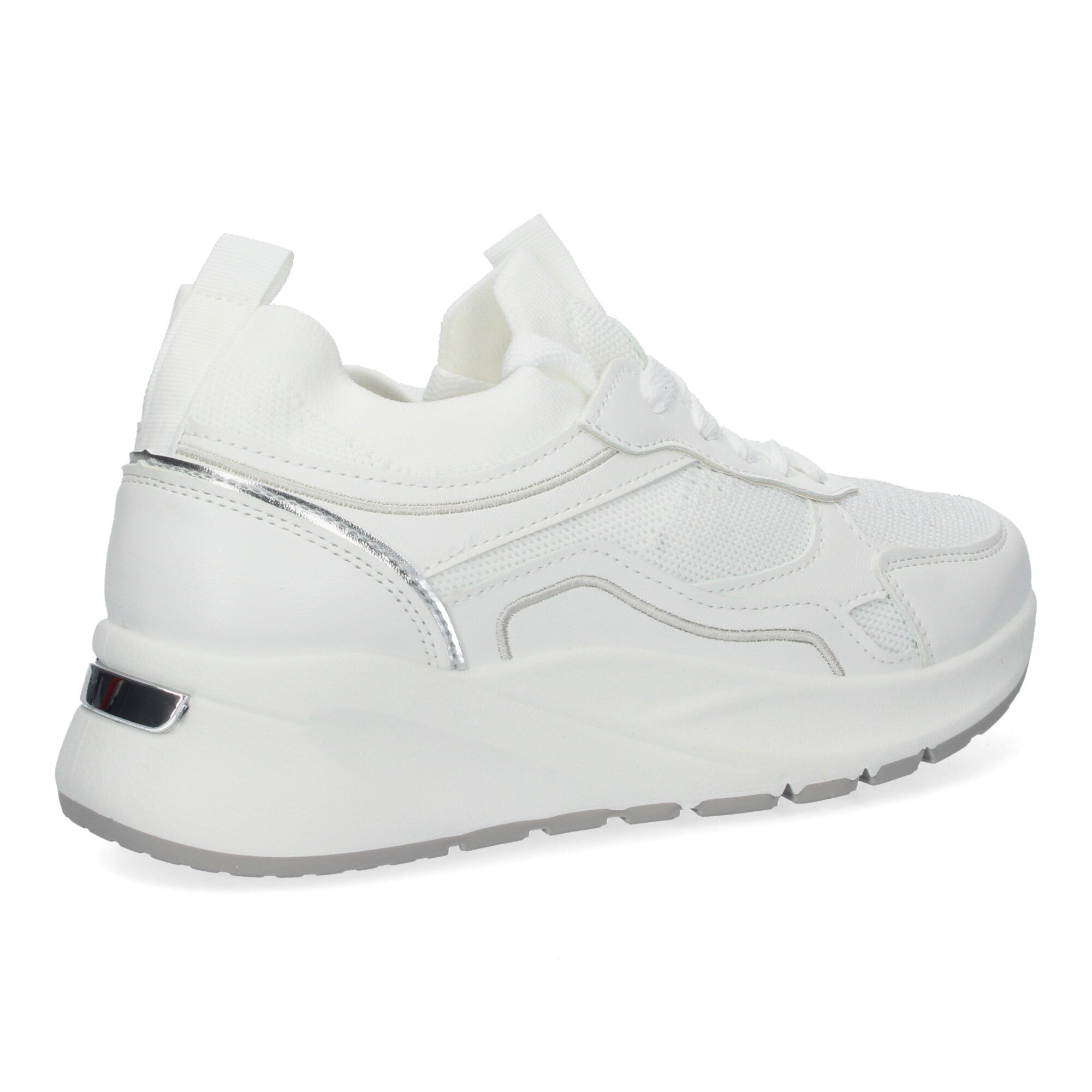 Zapatillas Casual Con Plataforma Dentada para Mujer