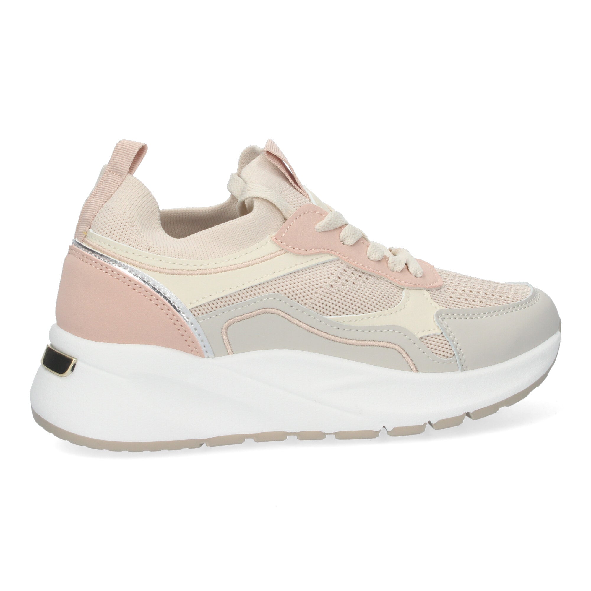Zapatillas Casual Con Plataforma Dentada para Mujer