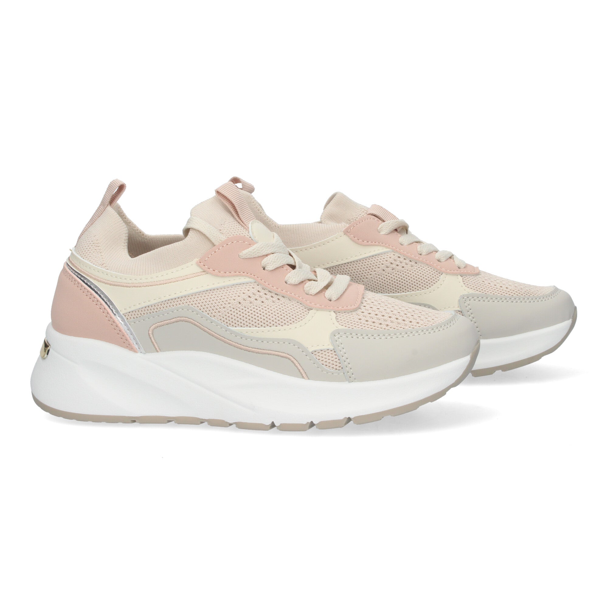 Zapatillas Casual Con Plataforma Dentada para Mujer