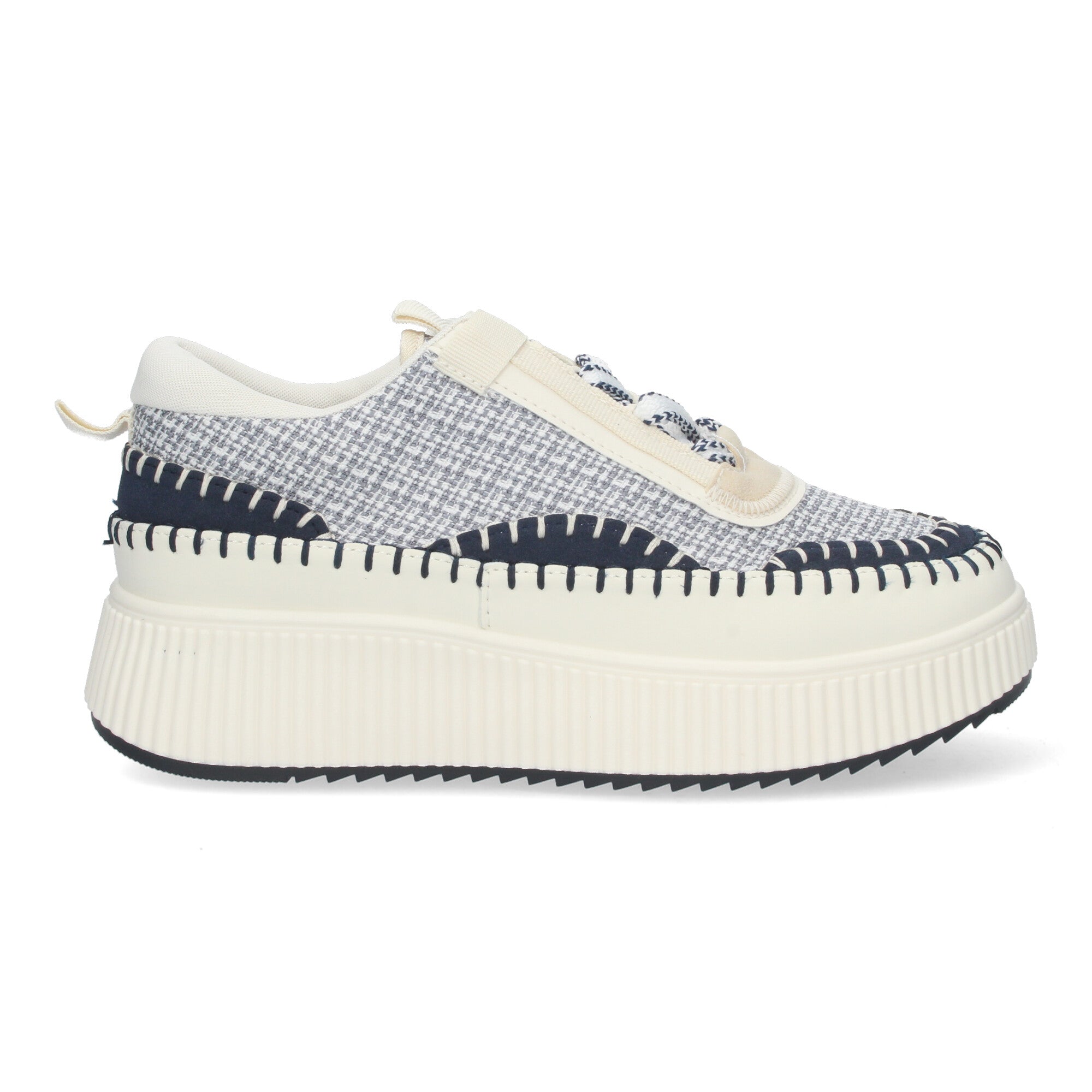 Zapatillas Casual Con Plataforma Dentada para Mujer