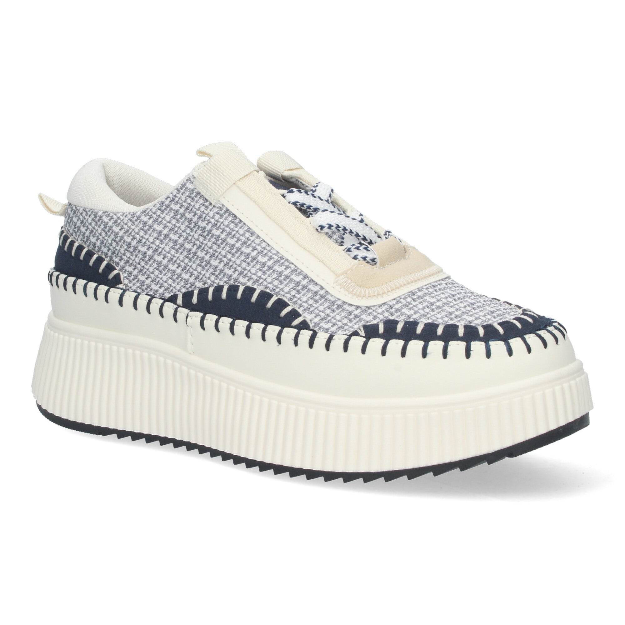 Zapatillas Casual Con Plataforma Dentada para Mujer
