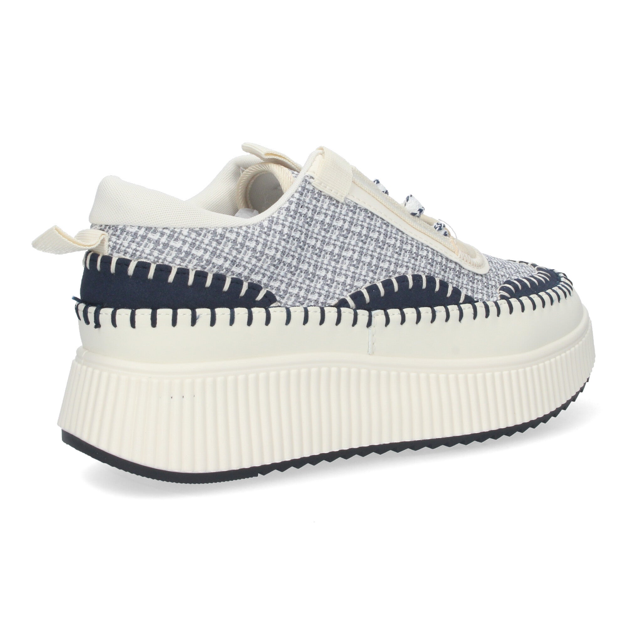 Zapatillas Casual Con Plataforma Dentada para Mujer