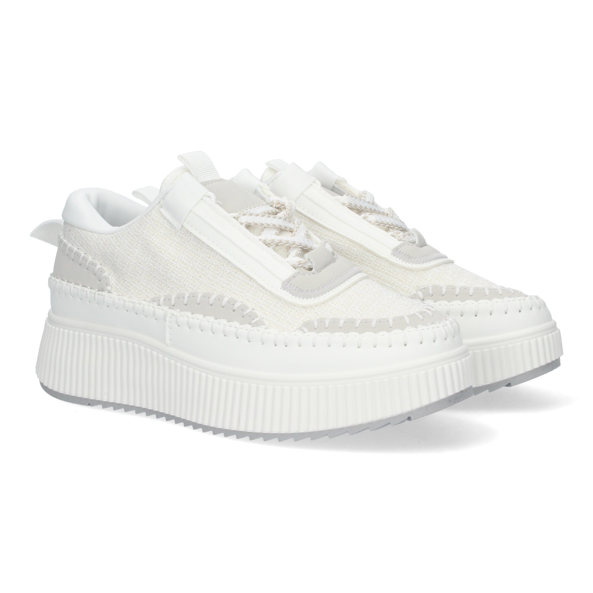 Zapatillas Casual Con Plataforma Dentada para Mujer