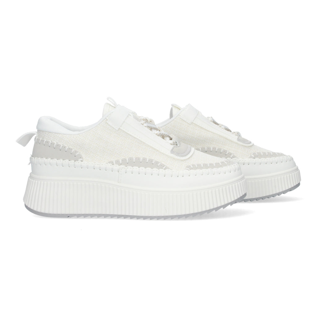 Zapatillas Casual Con Plataforma Dentada para Mujer