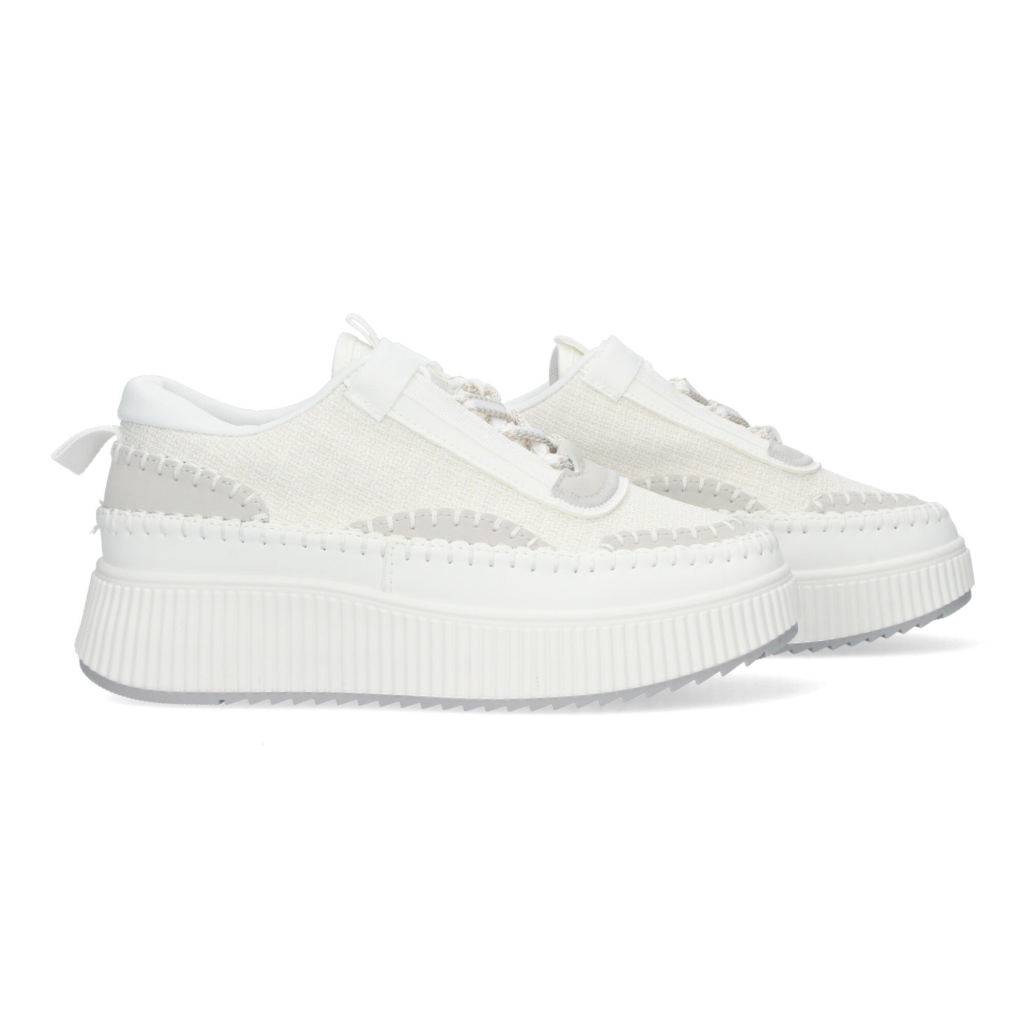 Zapatillas Casual Con Plataforma Dentada para Mujer