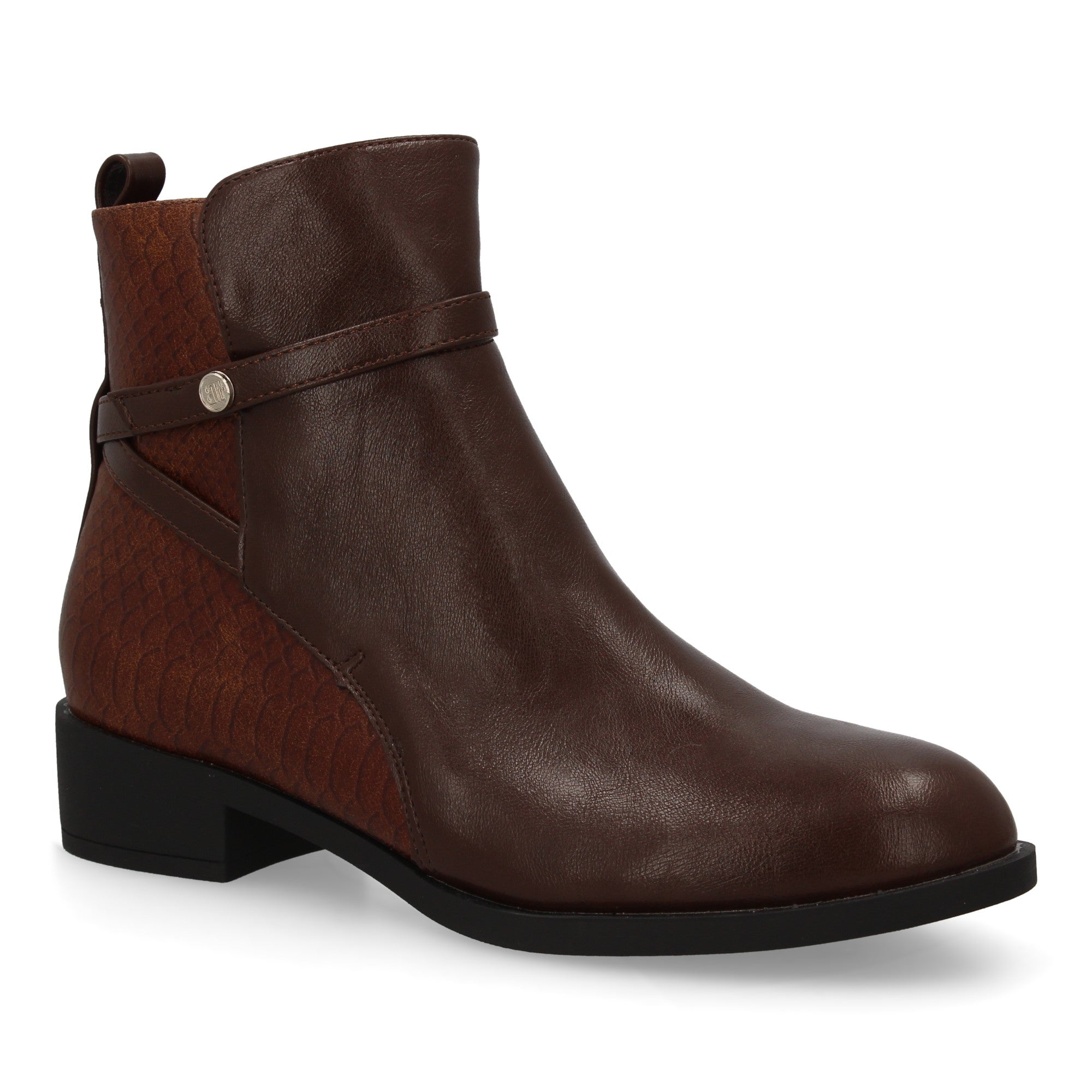 botin con tacon bajo