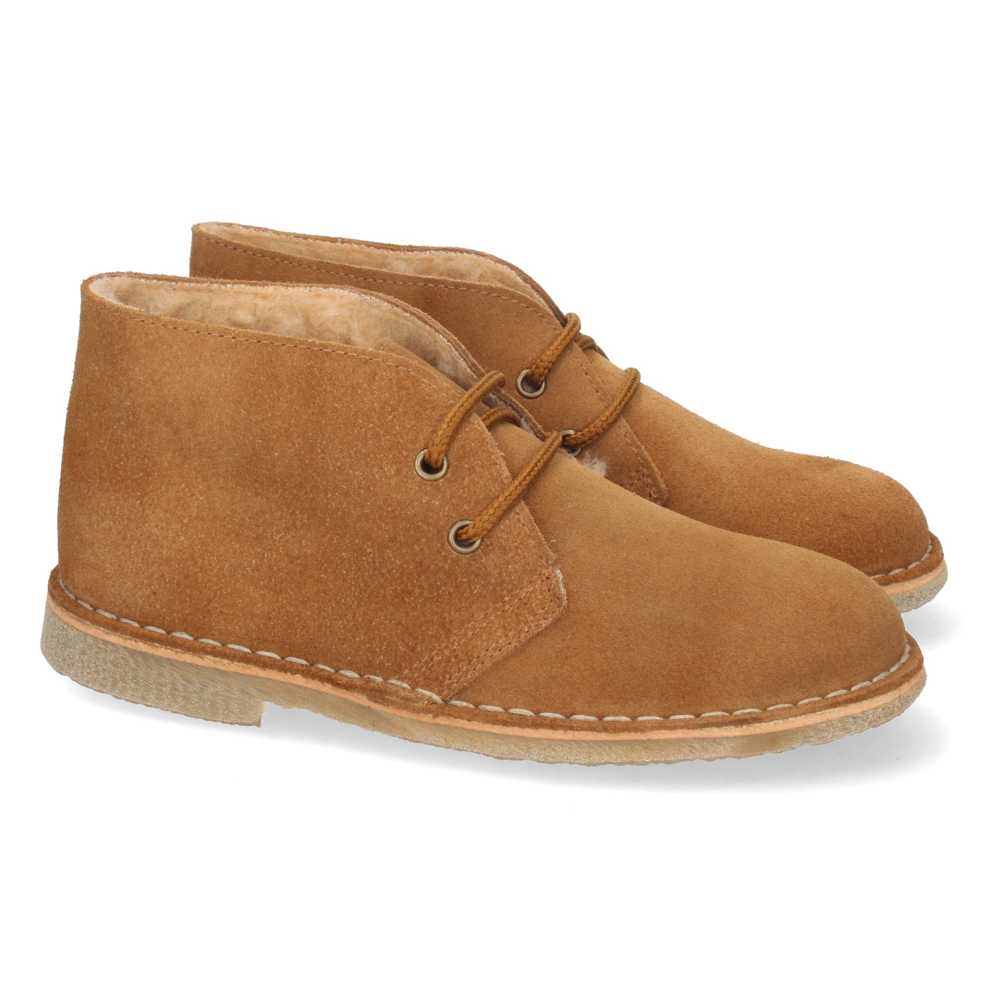 Botin Desert Boots Mujer y Hombre de Piel Serraje