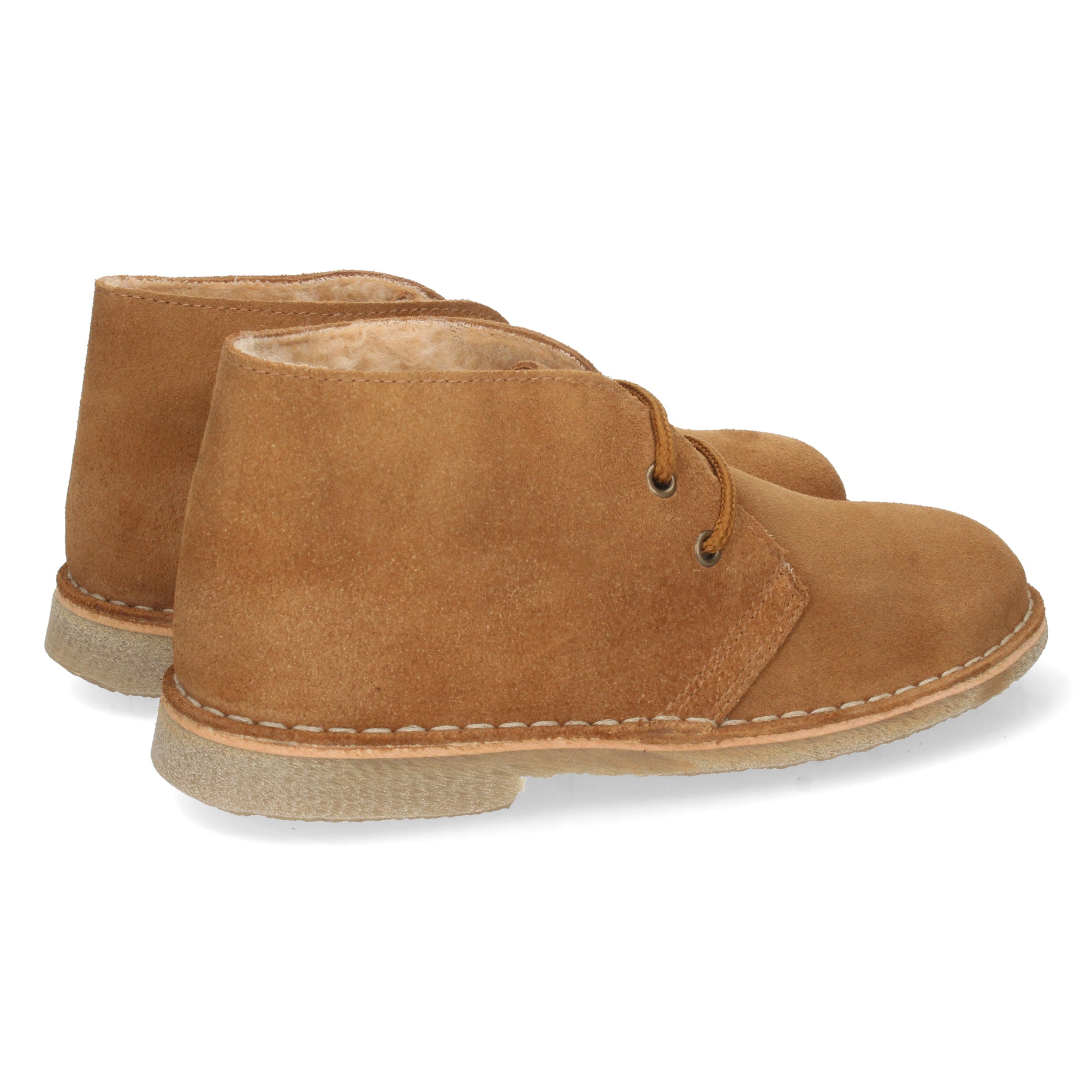 Botin Desert Boots Mujer y Hombre de Piel Serraje