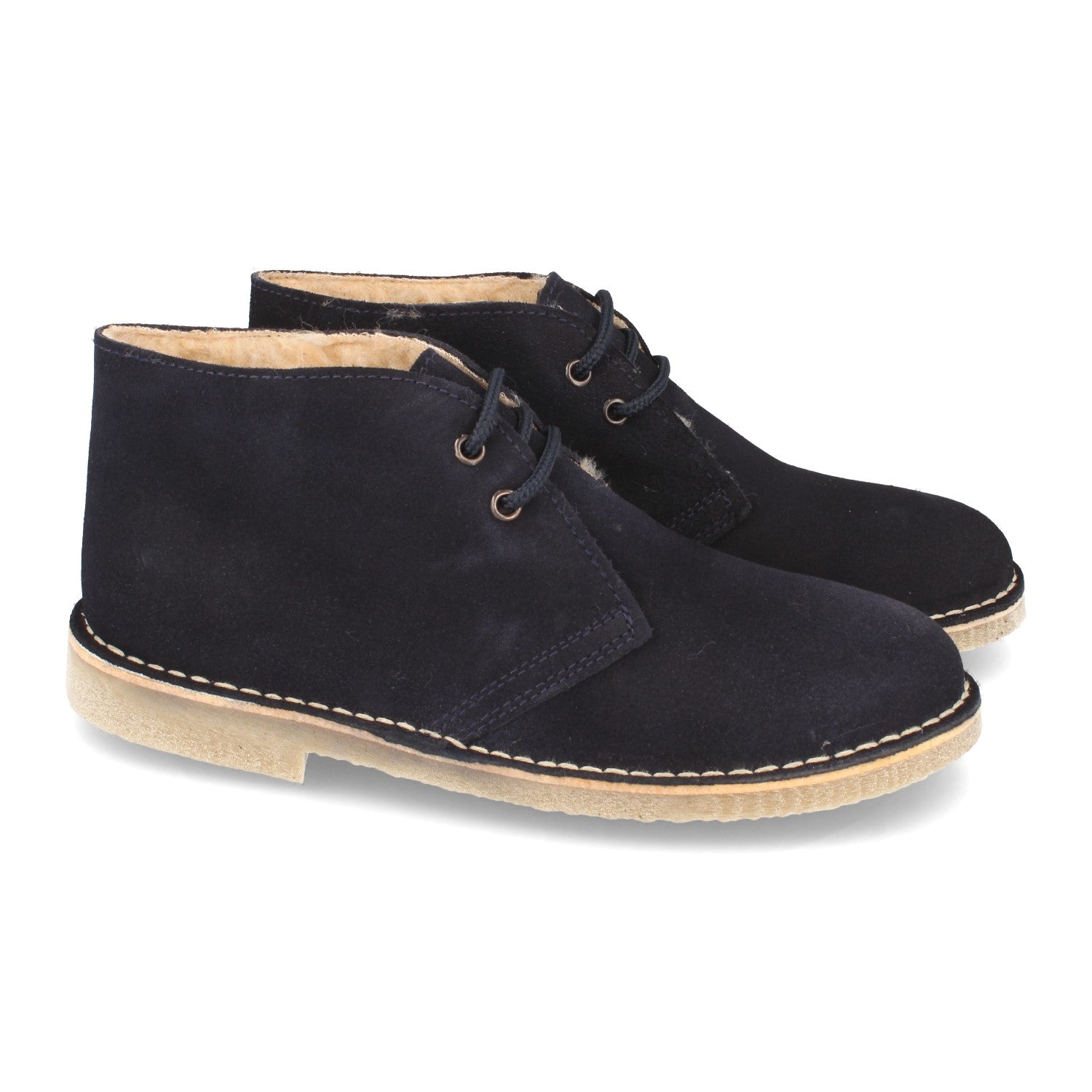 Botin Desert Boots Mujer y Hombre de Piel Serraje