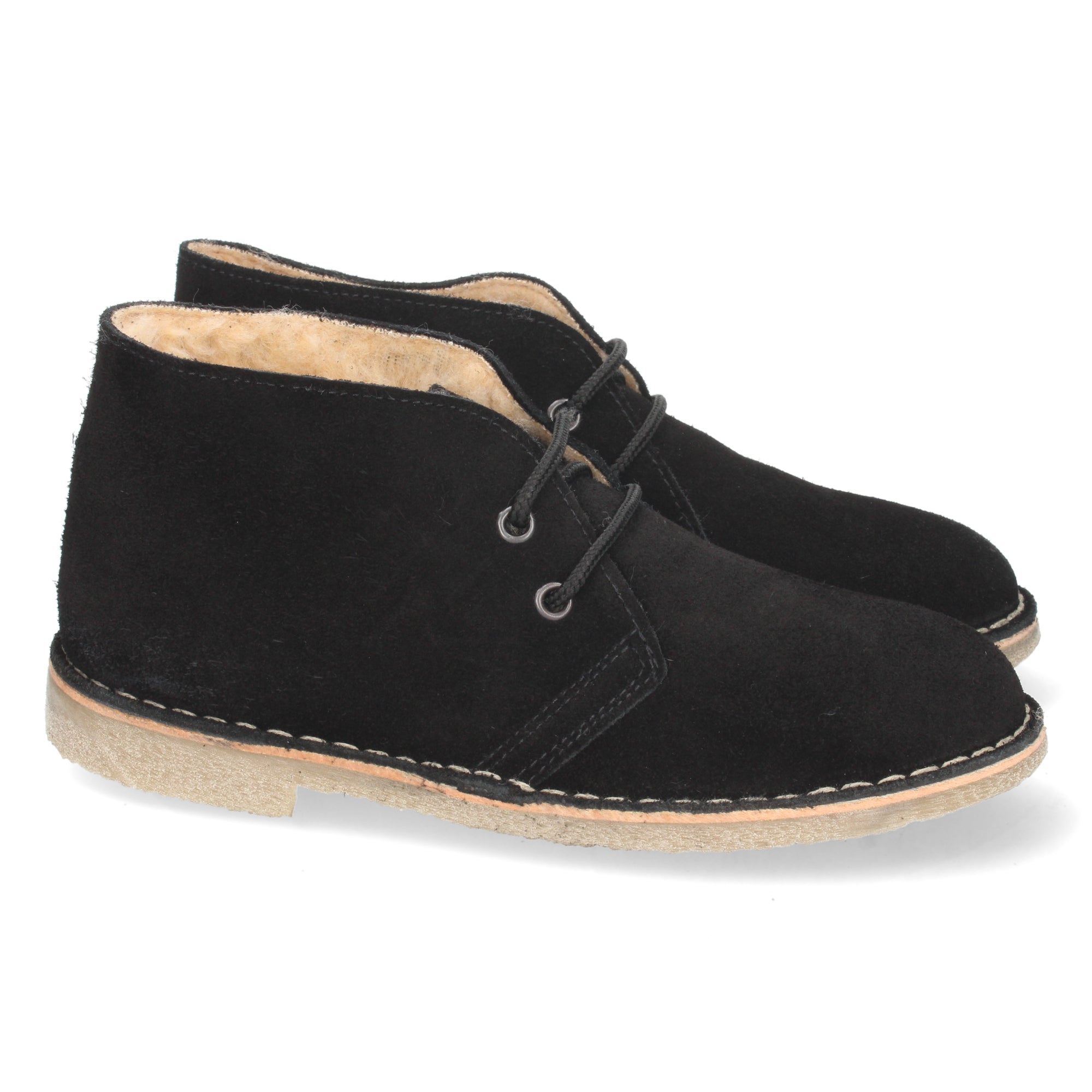 Botin Desert Boots Mujer y Hombre de Piel Serraje