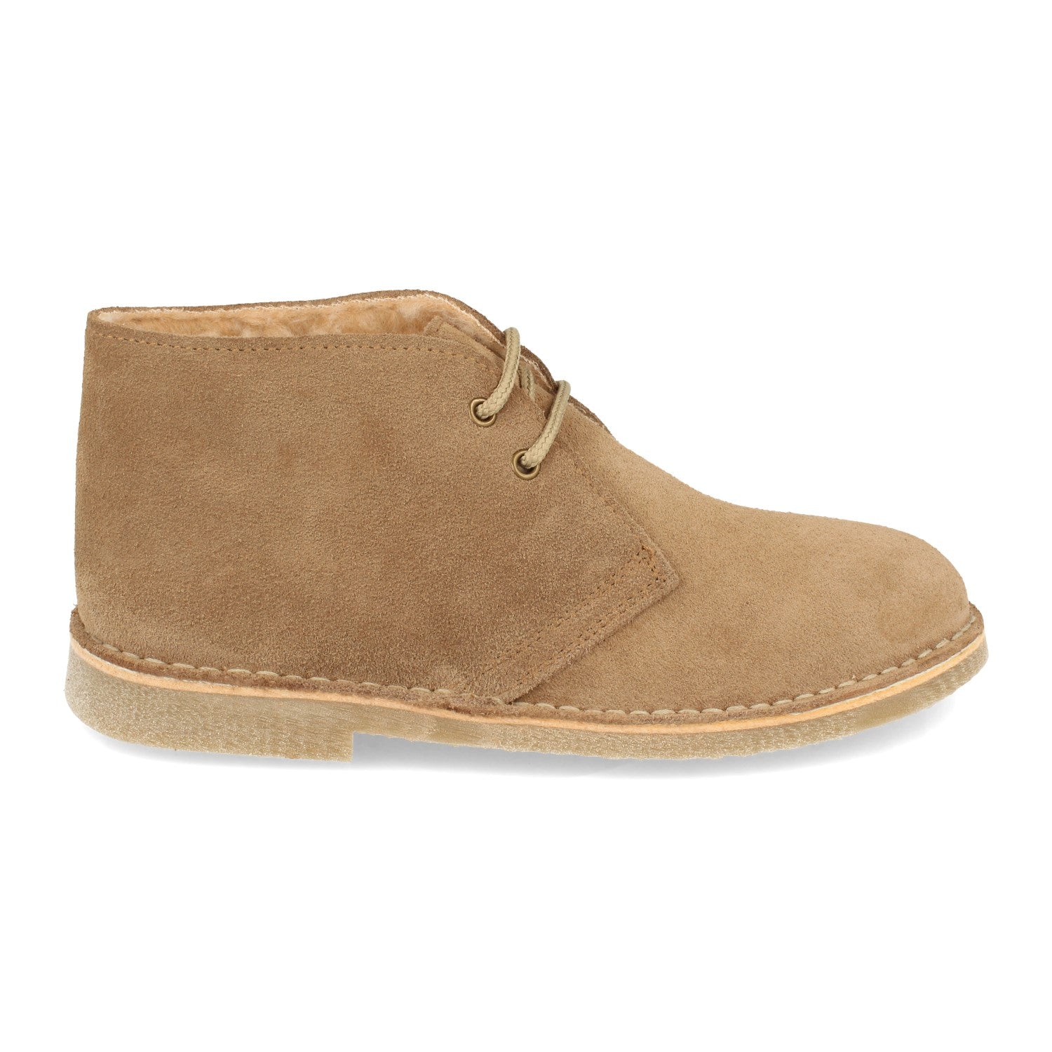 Botin Desert Boots Mujer y Hombre de Piel Serraje