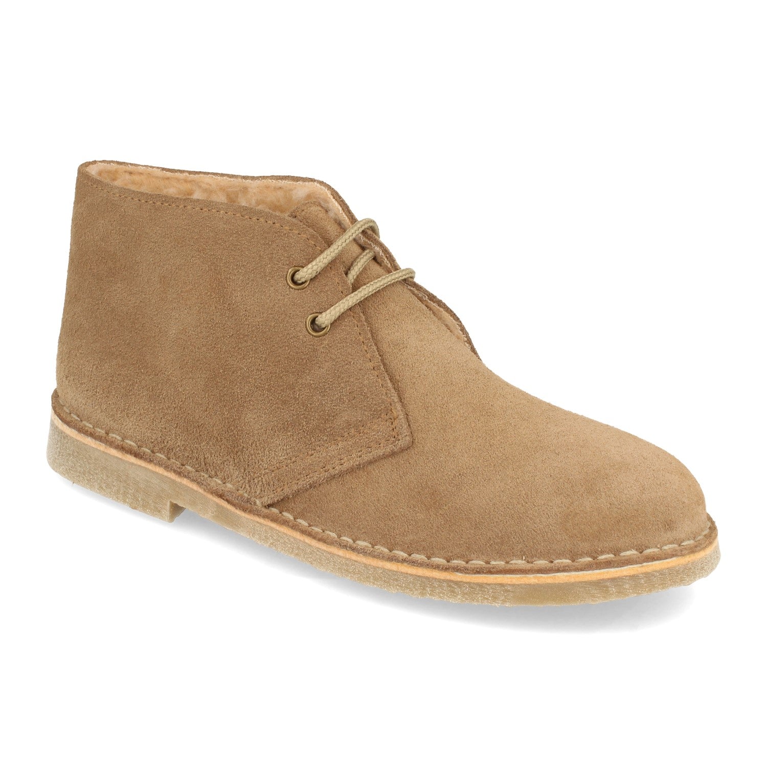 Botin Desert Boots Mujer y Hombre de Piel Serraje