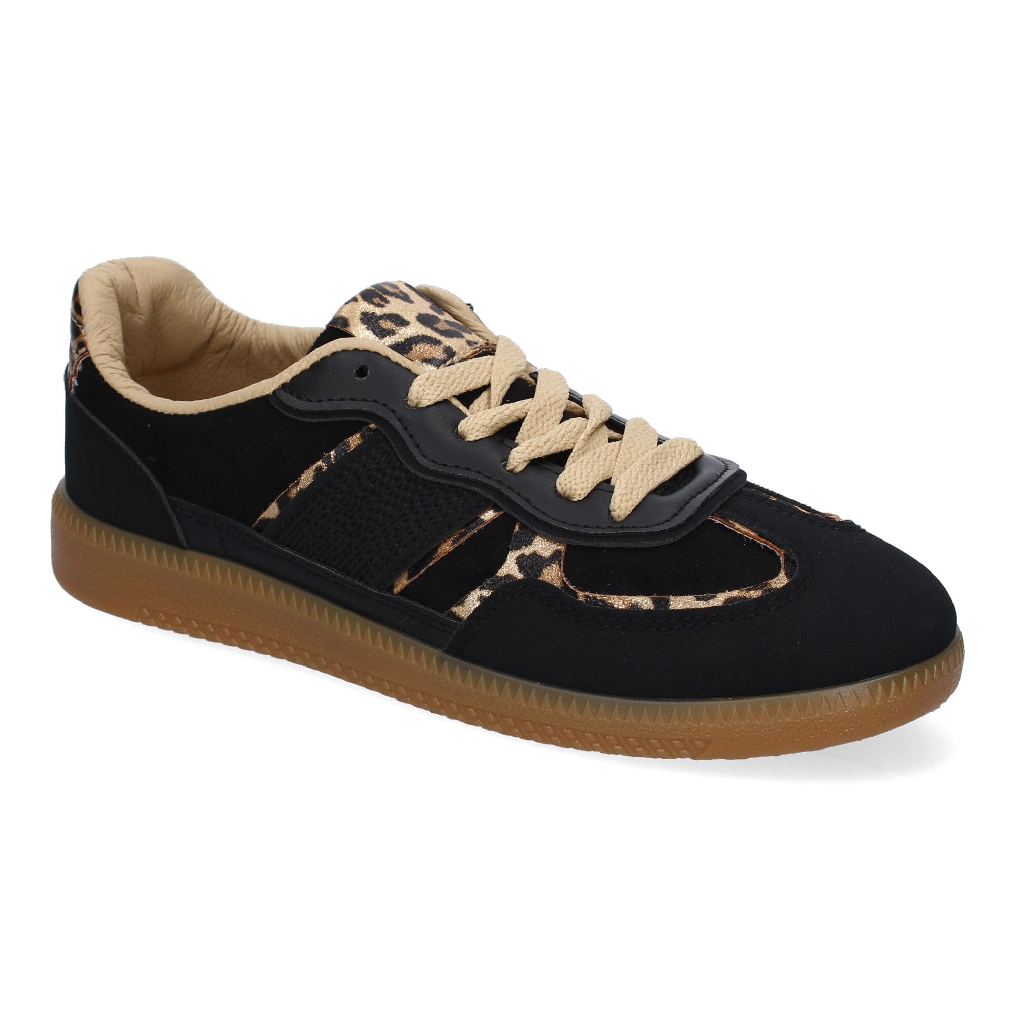 Zapatilla Deportiva Negra Casual de Mujer